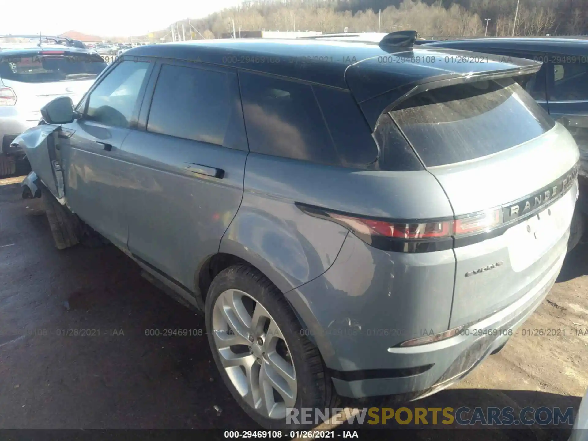 3 Фотография поврежденного автомобиля SALZL2FX8LH000907 LAND ROVER RANGE ROVER EVOQUE 2020