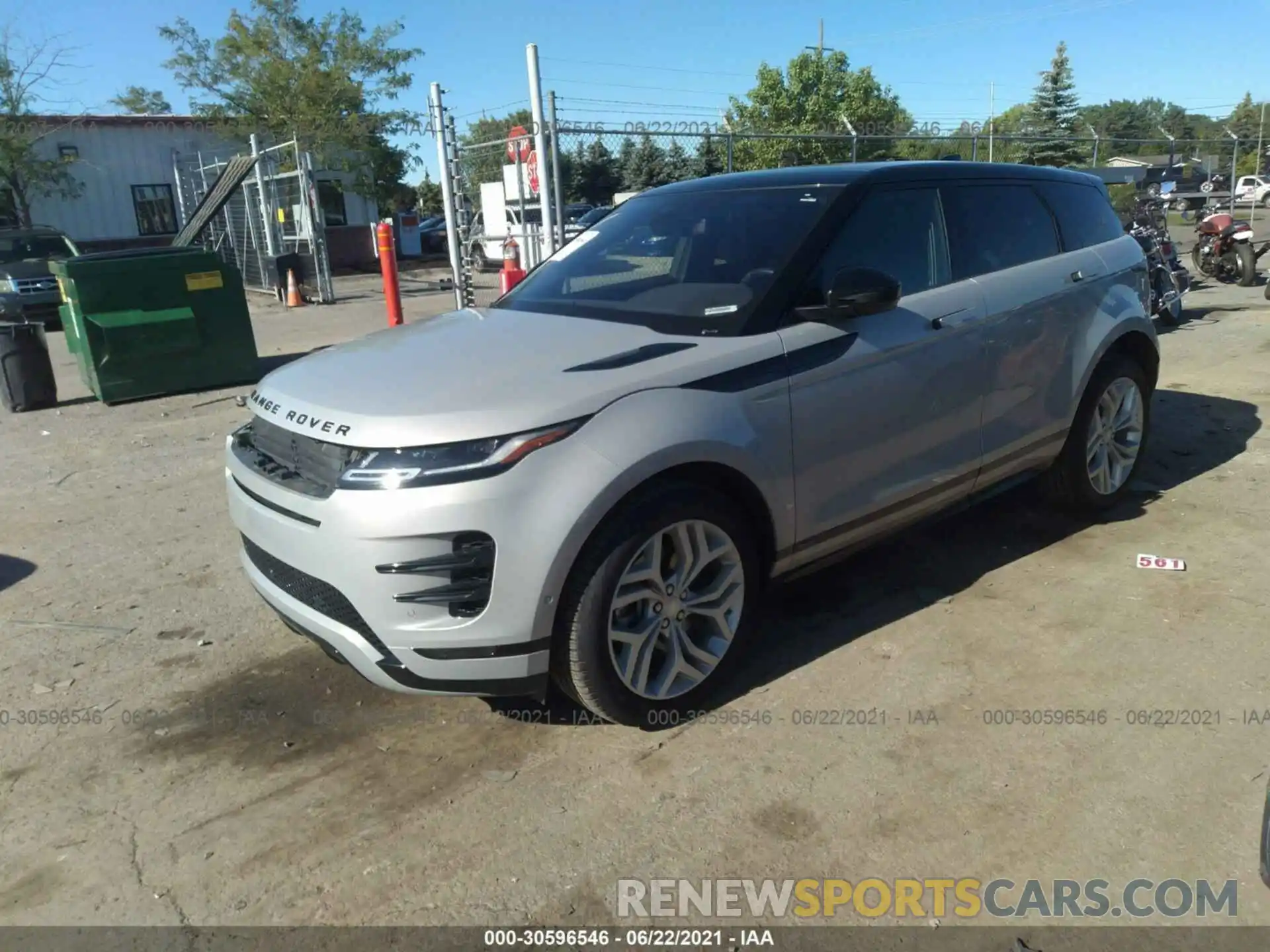 2 Photograph of a damaged car SALZL2GX1LH041782 LAND ROVER RANGE ROVER EVOQUE 2020