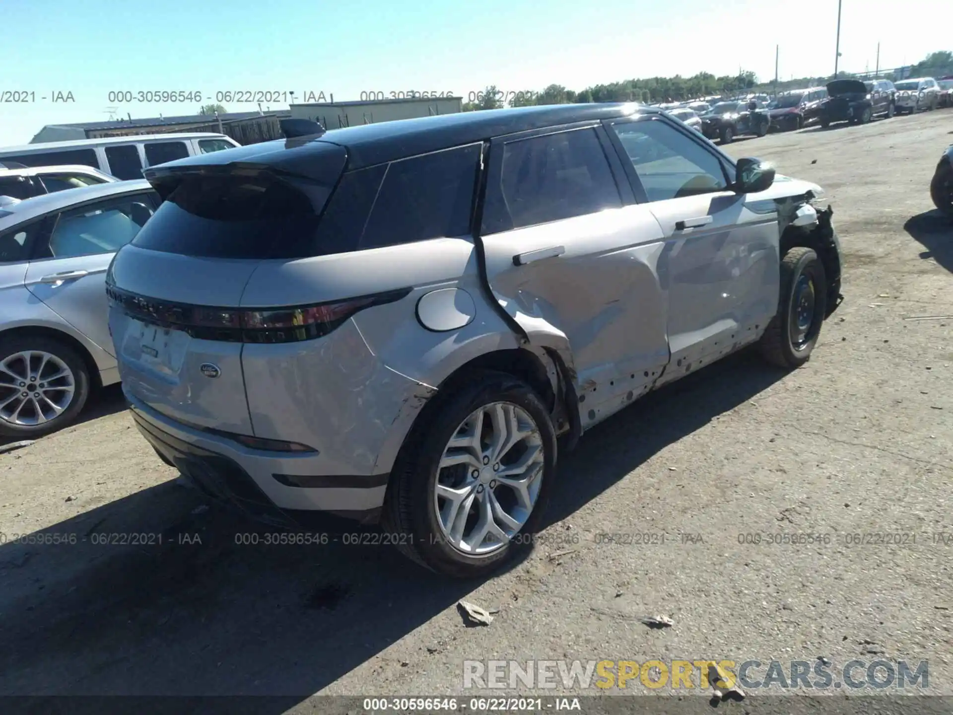 4 Photograph of a damaged car SALZL2GX1LH041782 LAND ROVER RANGE ROVER EVOQUE 2020