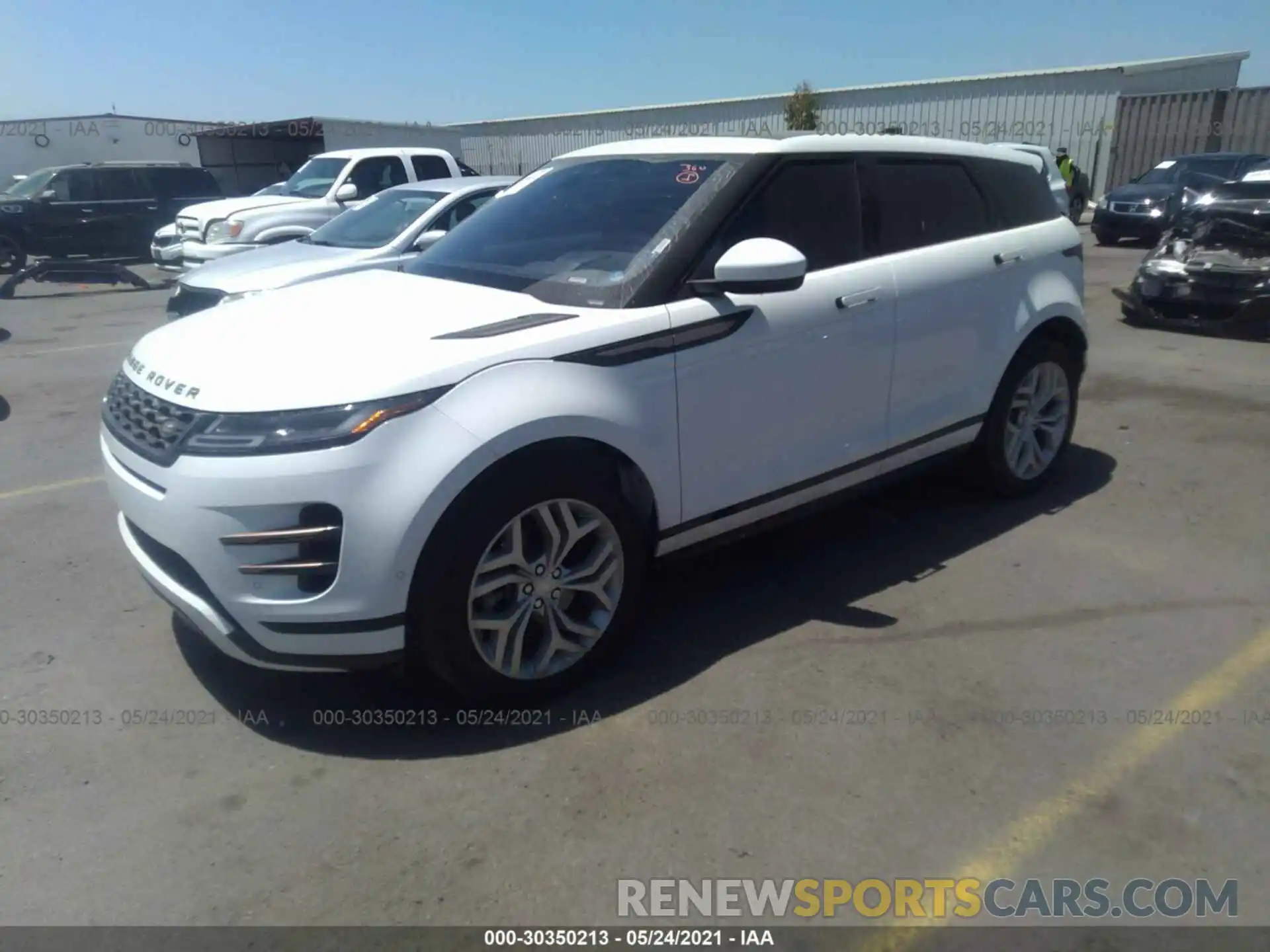 2 Photograph of a damaged car SALZL2GX5LH029506 LAND ROVER RANGE ROVER EVOQUE 2020