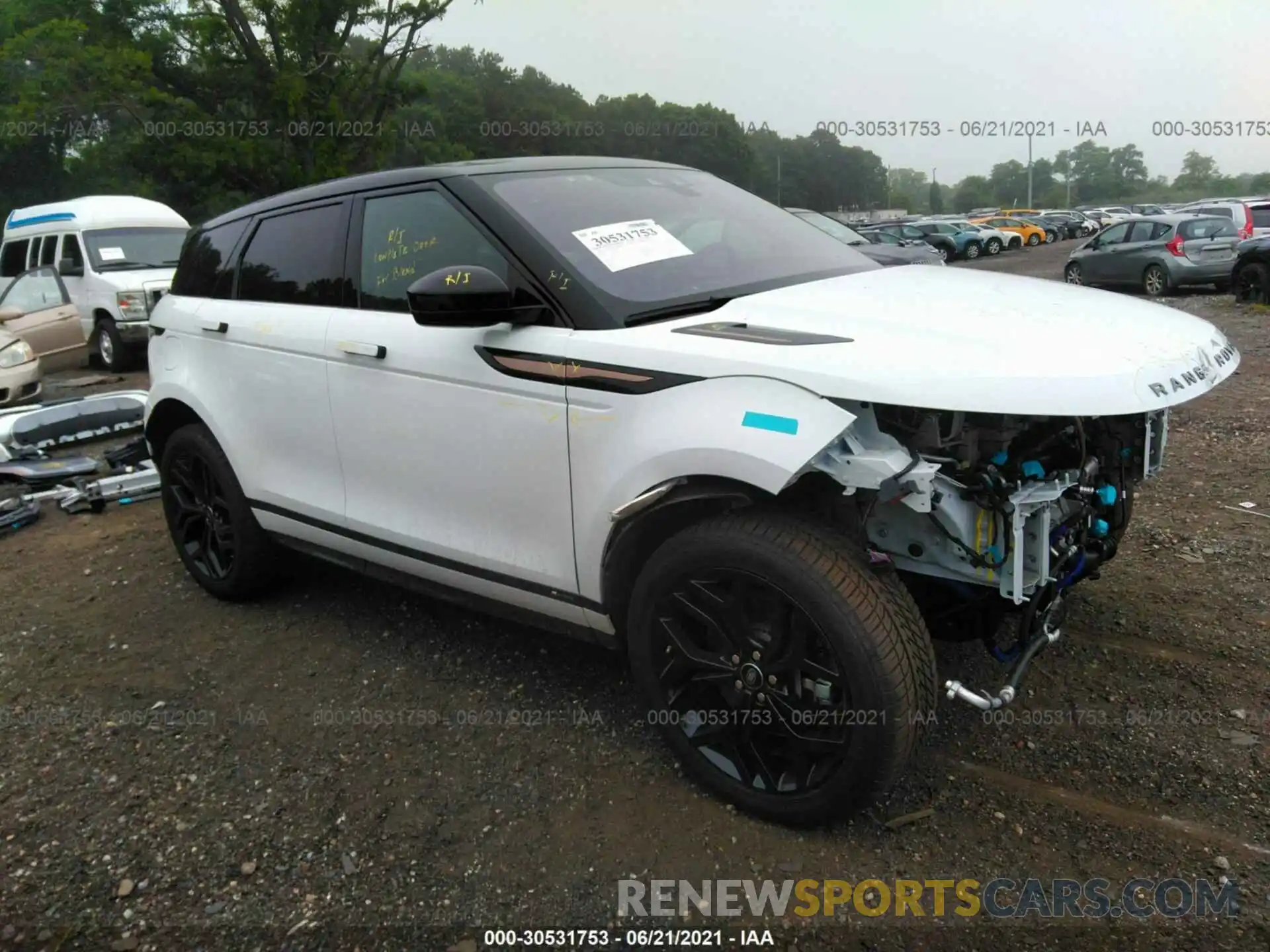 1 Фотография поврежденного автомобиля SALZL2GX6LH117772 LAND ROVER RANGE ROVER EVOQUE 2020