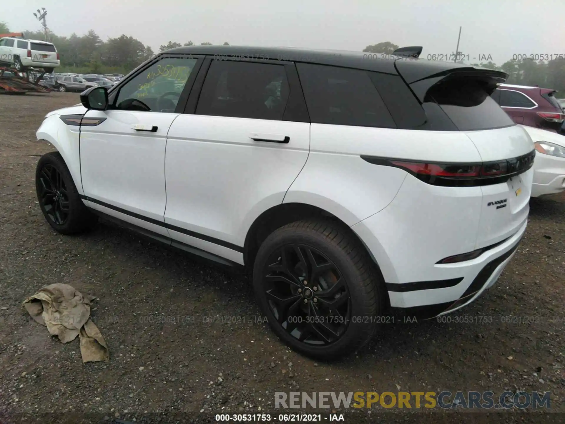 3 Фотография поврежденного автомобиля SALZL2GX6LH117772 LAND ROVER RANGE ROVER EVOQUE 2020