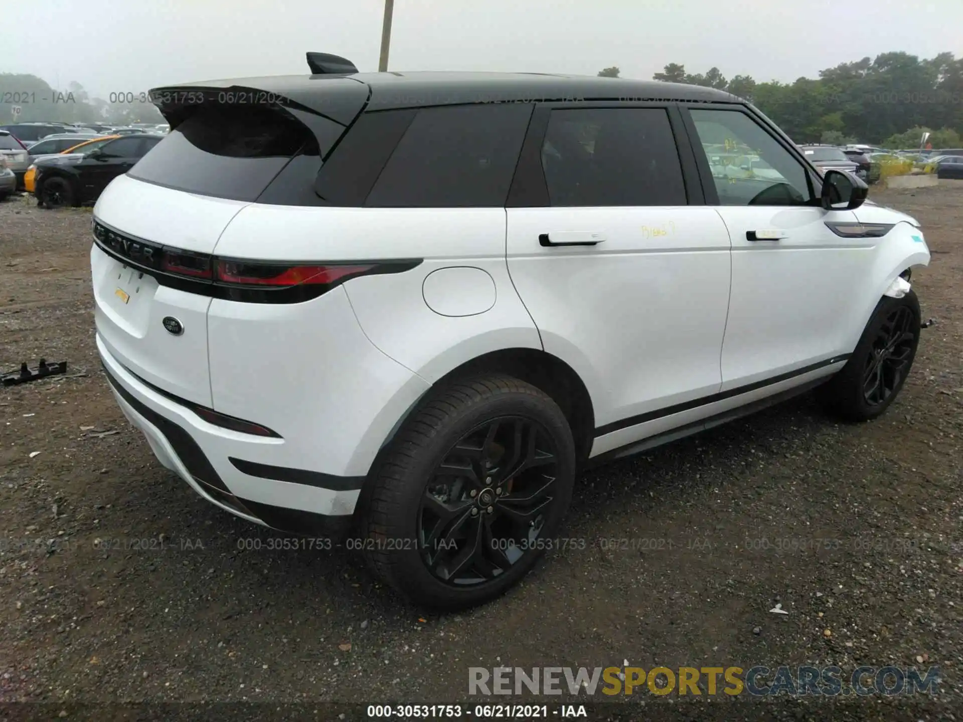 4 Фотография поврежденного автомобиля SALZL2GX6LH117772 LAND ROVER RANGE ROVER EVOQUE 2020