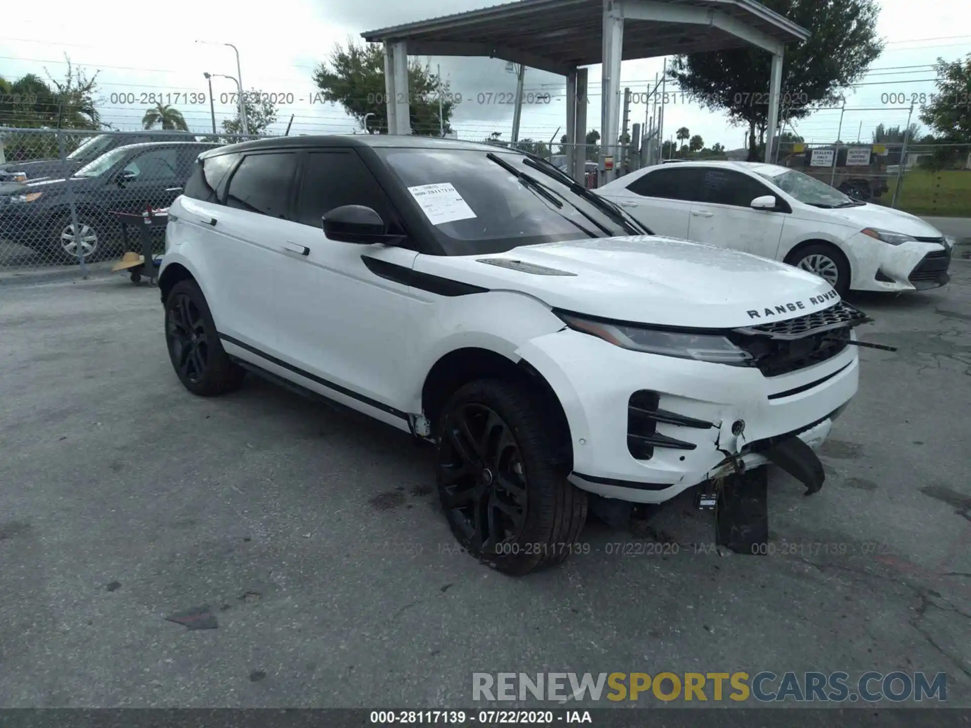 1 Photograph of a damaged car SALZM2GX0LH033458 LAND ROVER RANGE ROVER EVOQUE 2020