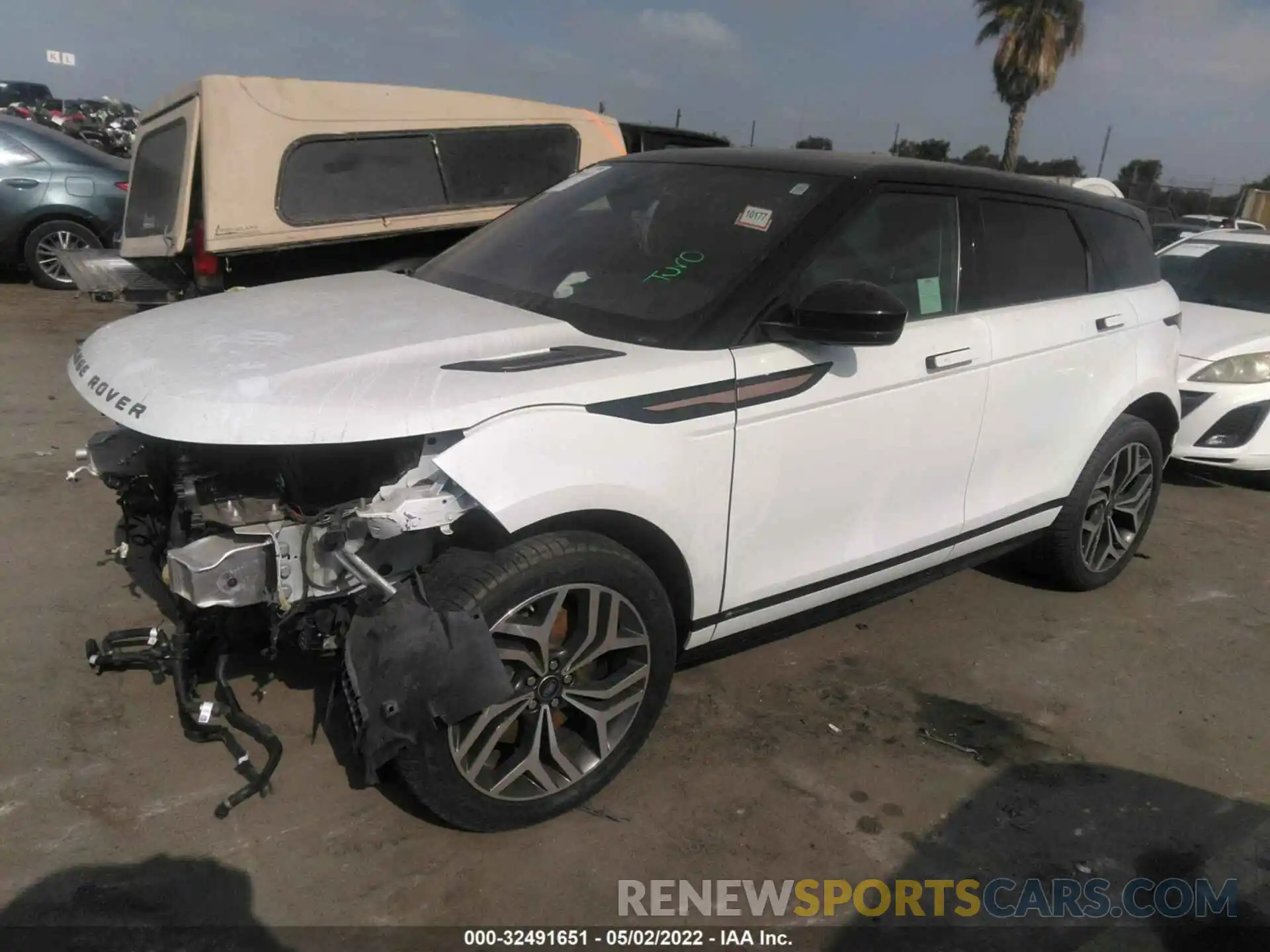 2 Фотография поврежденного автомобиля SALZM2GX9LH030509 LAND ROVER RANGE ROVER EVOQUE 2020