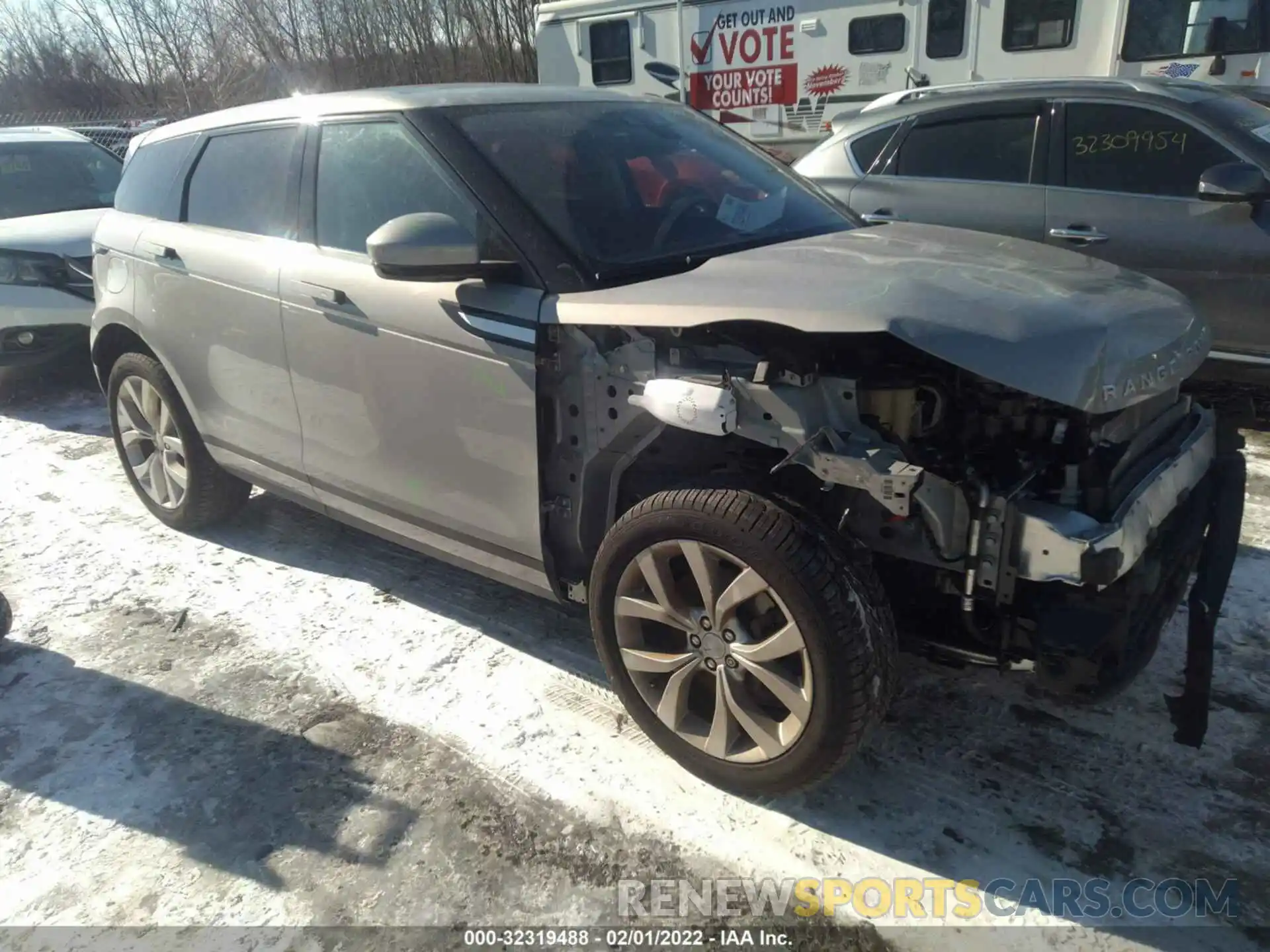 1 Photograph of a damaged car SALZP2FX2LH064560 LAND ROVER RANGE ROVER EVOQUE 2020