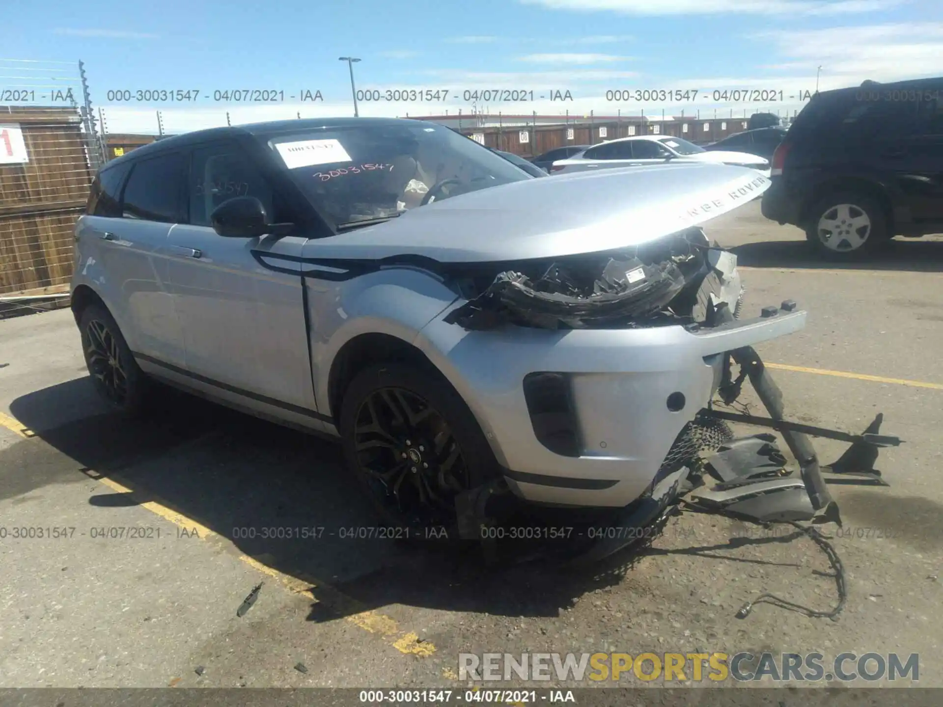 1 Photograph of a damaged car SALZP2FX4LH022097 LAND ROVER RANGE ROVER EVOQUE 2020