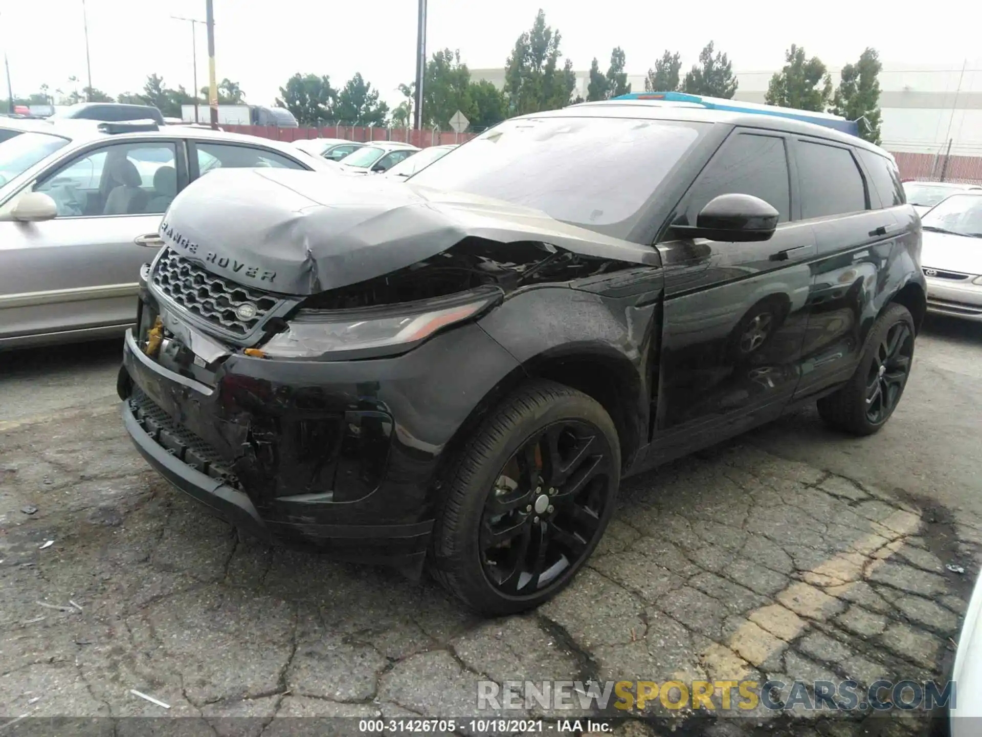 2 Фотография поврежденного автомобиля SALZP2FX5LH021783 LAND ROVER RANGE ROVER EVOQUE 2020