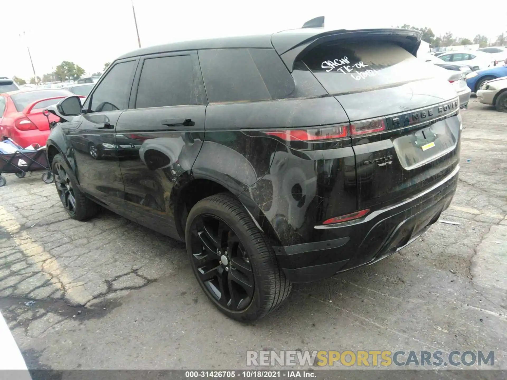 3 Фотография поврежденного автомобиля SALZP2FX5LH021783 LAND ROVER RANGE ROVER EVOQUE 2020