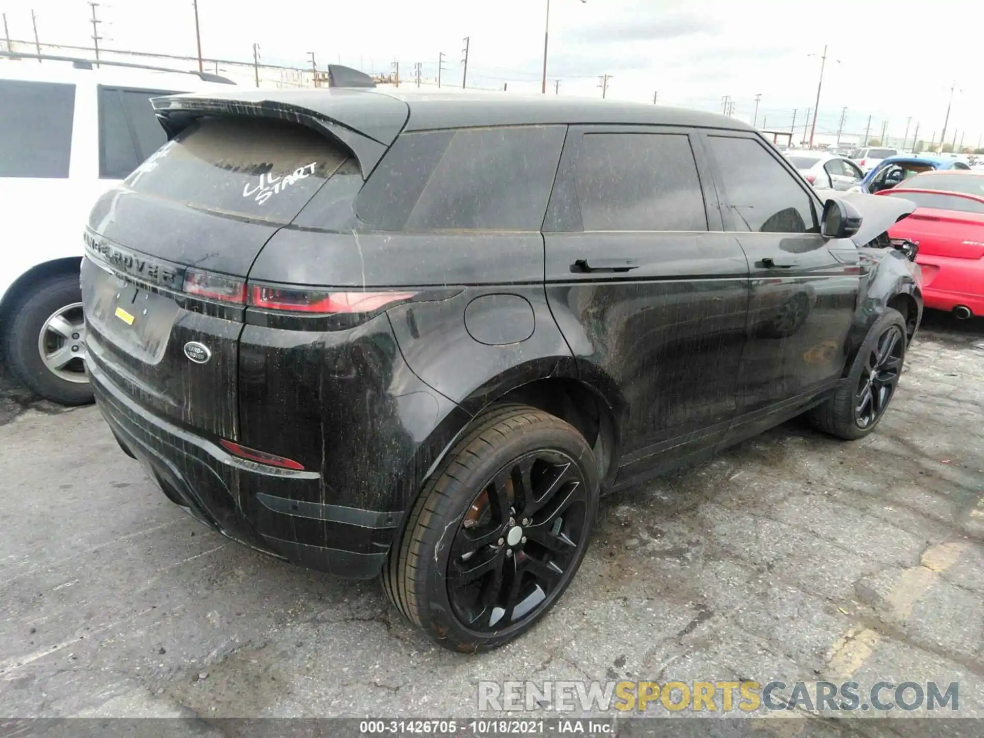 4 Фотография поврежденного автомобиля SALZP2FX5LH021783 LAND ROVER RANGE ROVER EVOQUE 2020