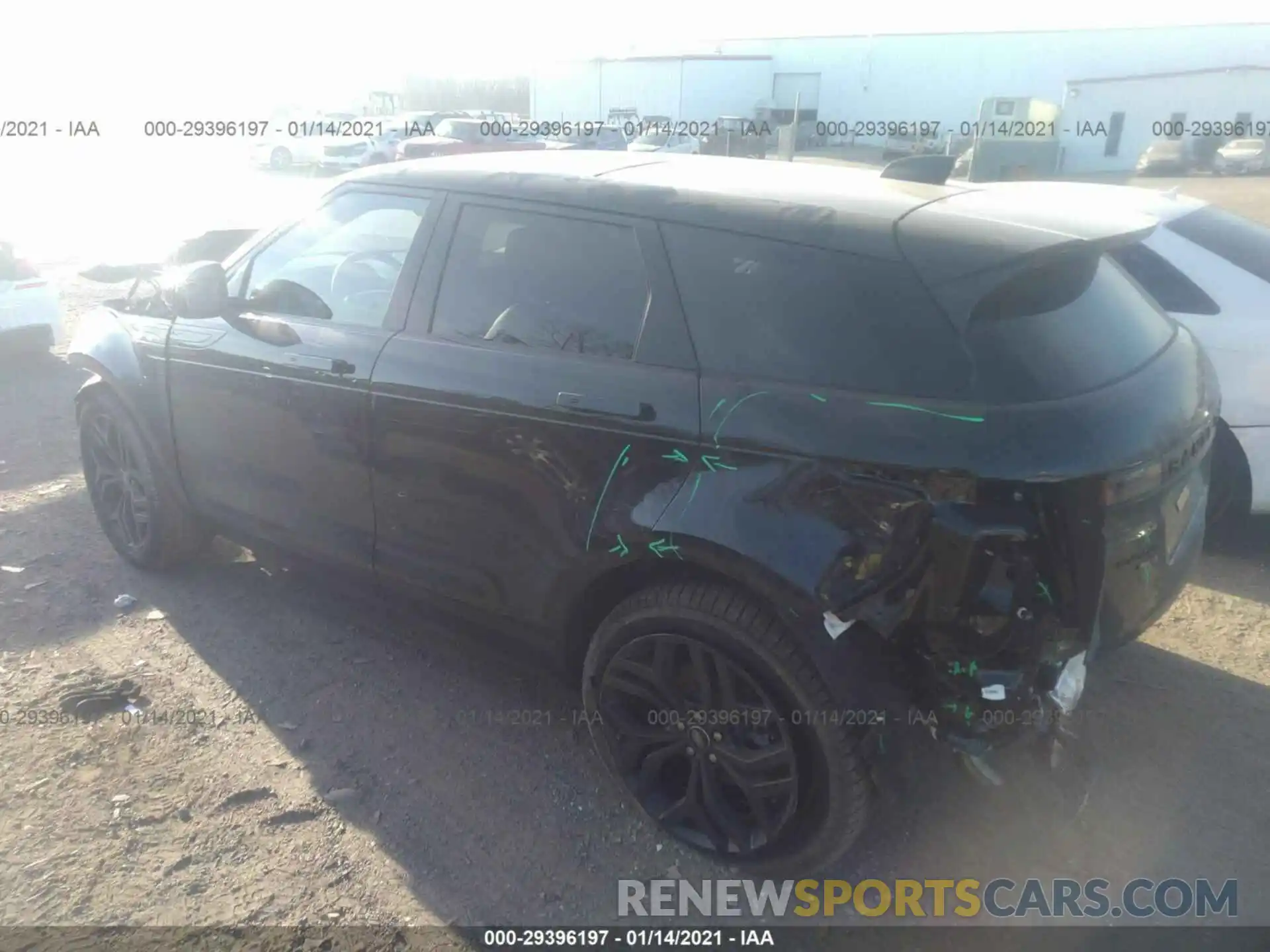 3 Photograph of a damaged car SALZP2FX5LH117218 LAND ROVER RANGE ROVER EVOQUE 2020