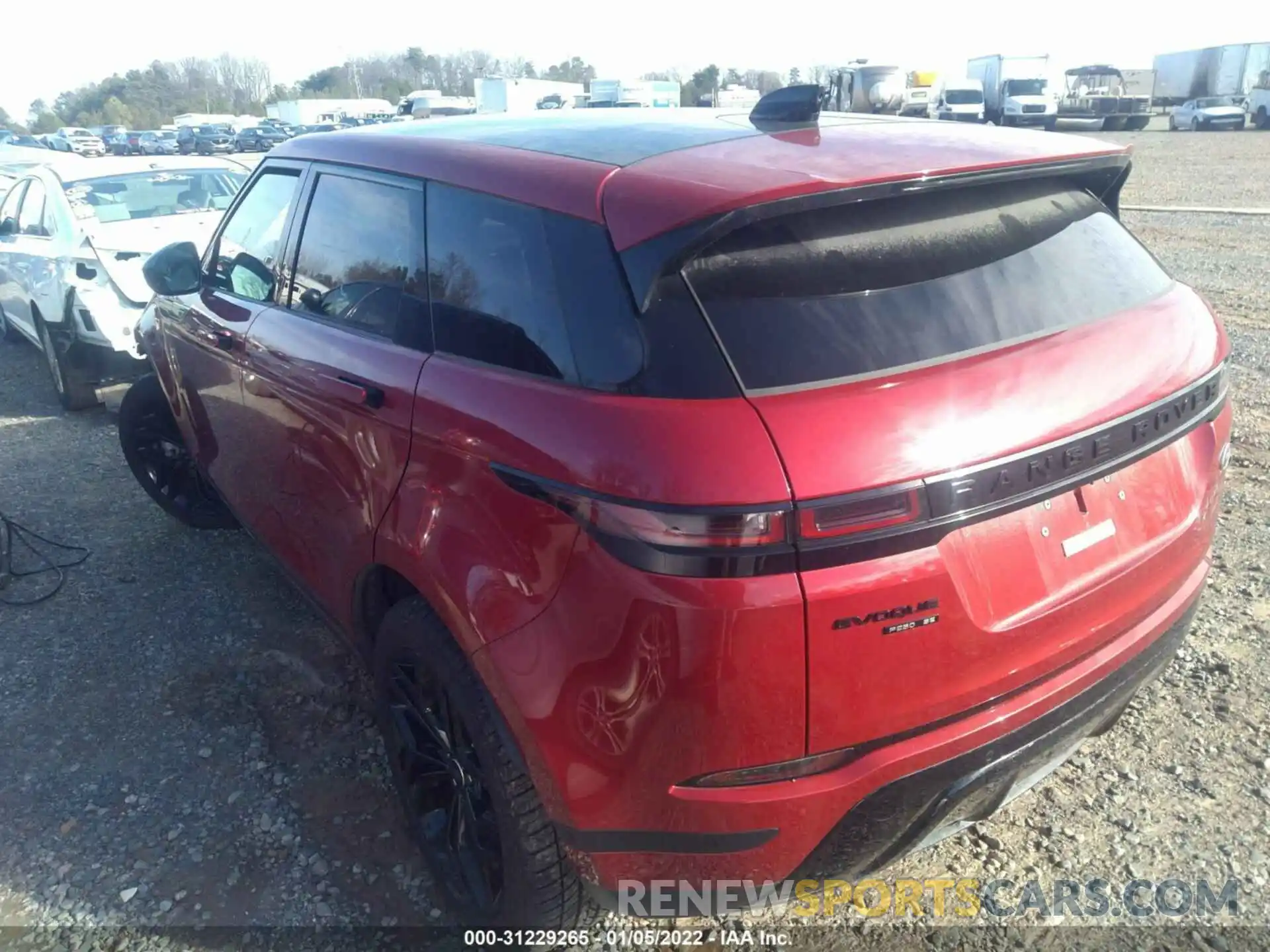 3 Фотография поврежденного автомобиля SALZP2FX6LH031237 LAND ROVER RANGE ROVER EVOQUE 2020