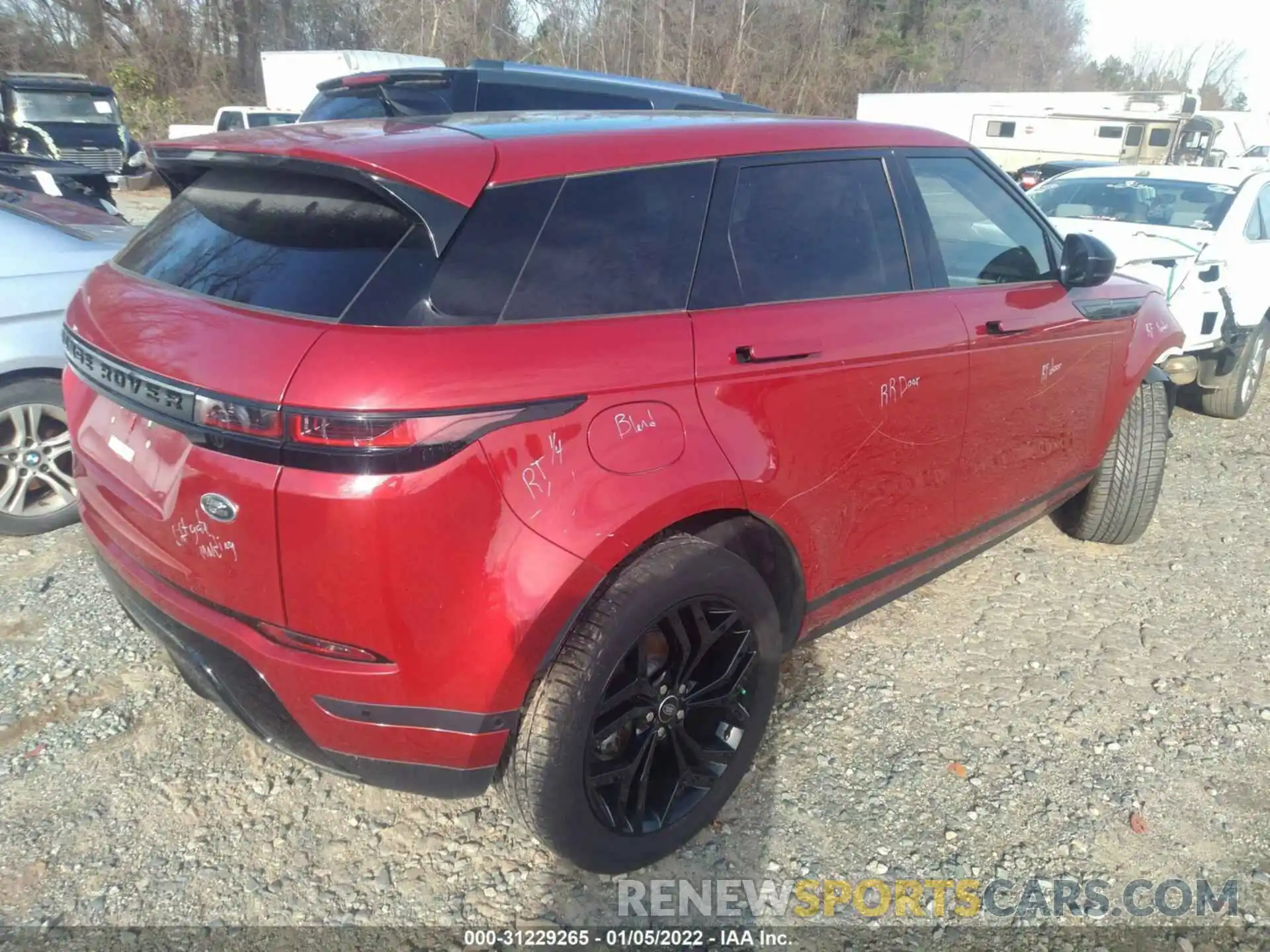 4 Фотография поврежденного автомобиля SALZP2FX6LH031237 LAND ROVER RANGE ROVER EVOQUE 2020