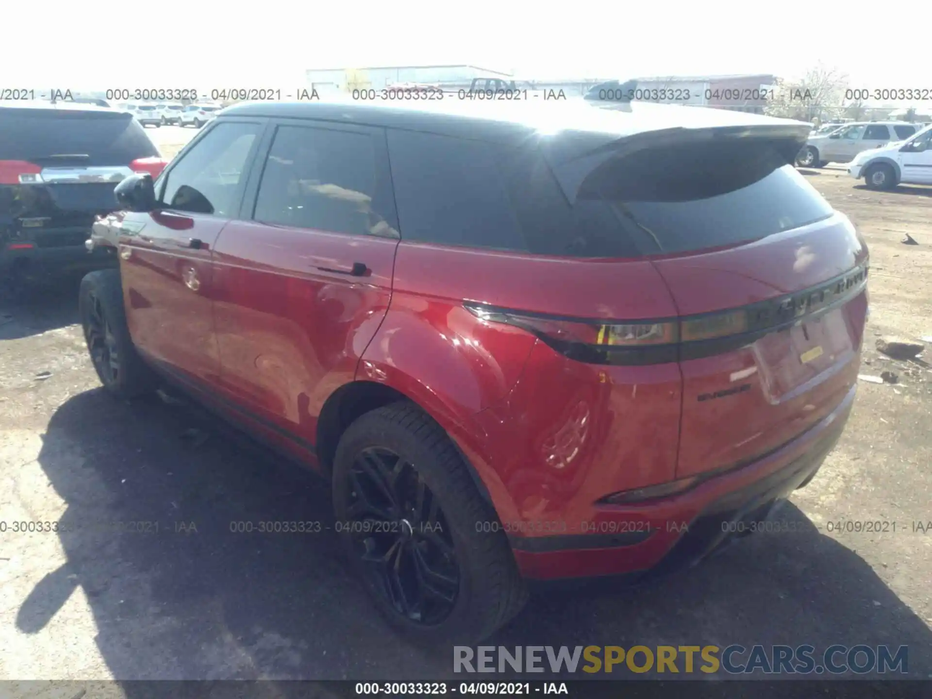 3 Photograph of a damaged car SALZP2FX6LH049530 LAND ROVER RANGE ROVER EVOQUE 2020