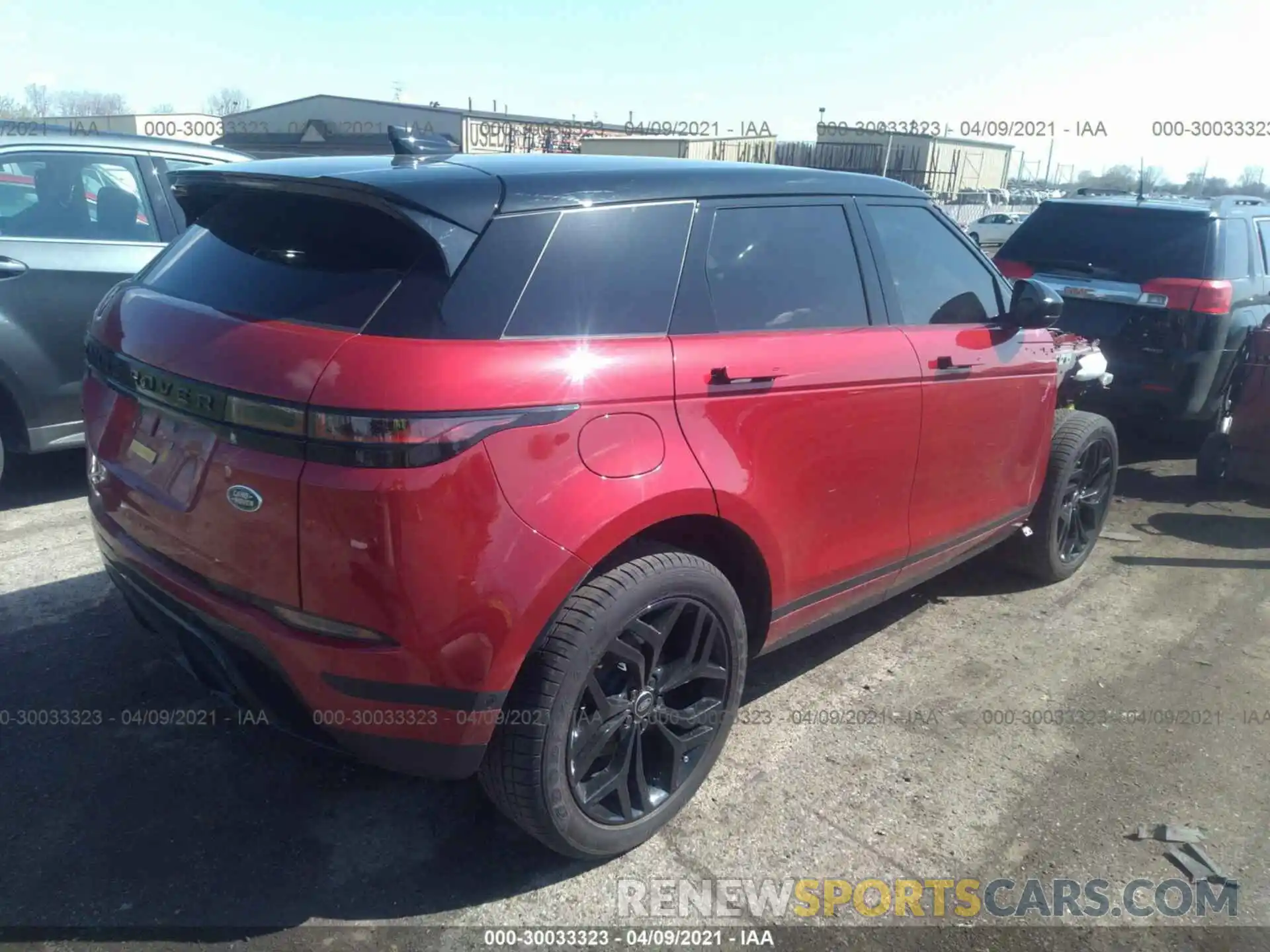 4 Photograph of a damaged car SALZP2FX6LH049530 LAND ROVER RANGE ROVER EVOQUE 2020