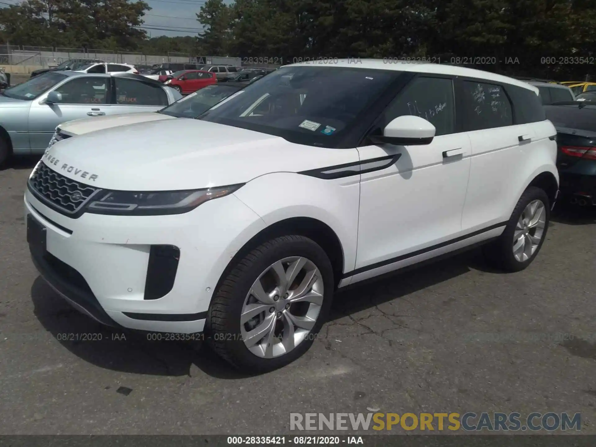 2 Фотография поврежденного автомобиля SALZP2FX6LH078235 LAND ROVER RANGE ROVER EVOQUE 2020