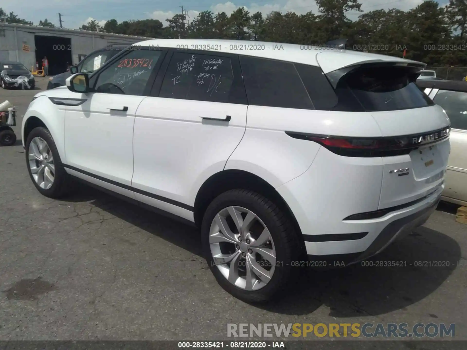 3 Photograph of a damaged car SALZP2FX6LH078235 LAND ROVER RANGE ROVER EVOQUE 2020