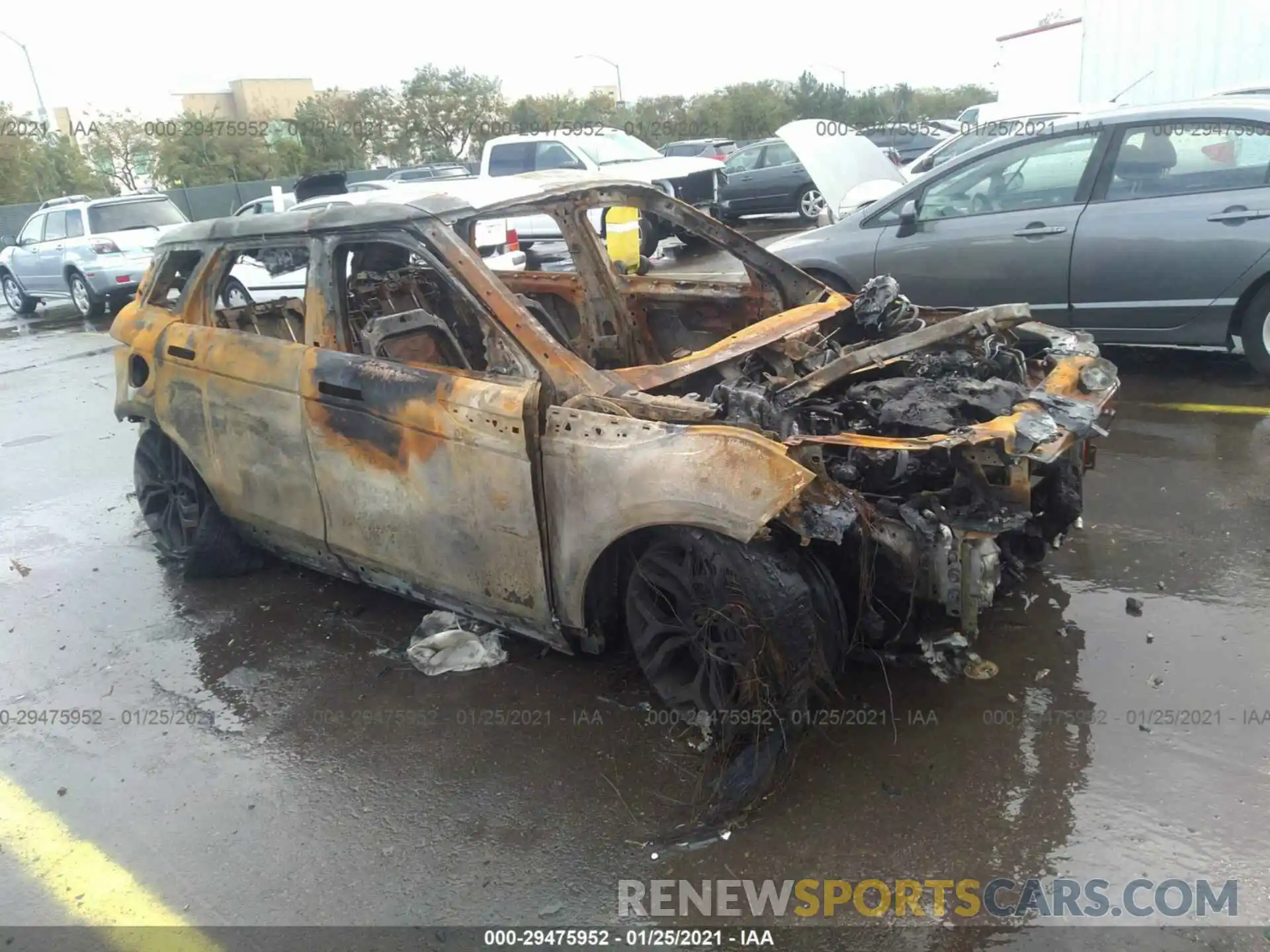 1 Photograph of a damaged car SALZP2FX7LH005682 LAND ROVER RANGE ROVER EVOQUE 2020