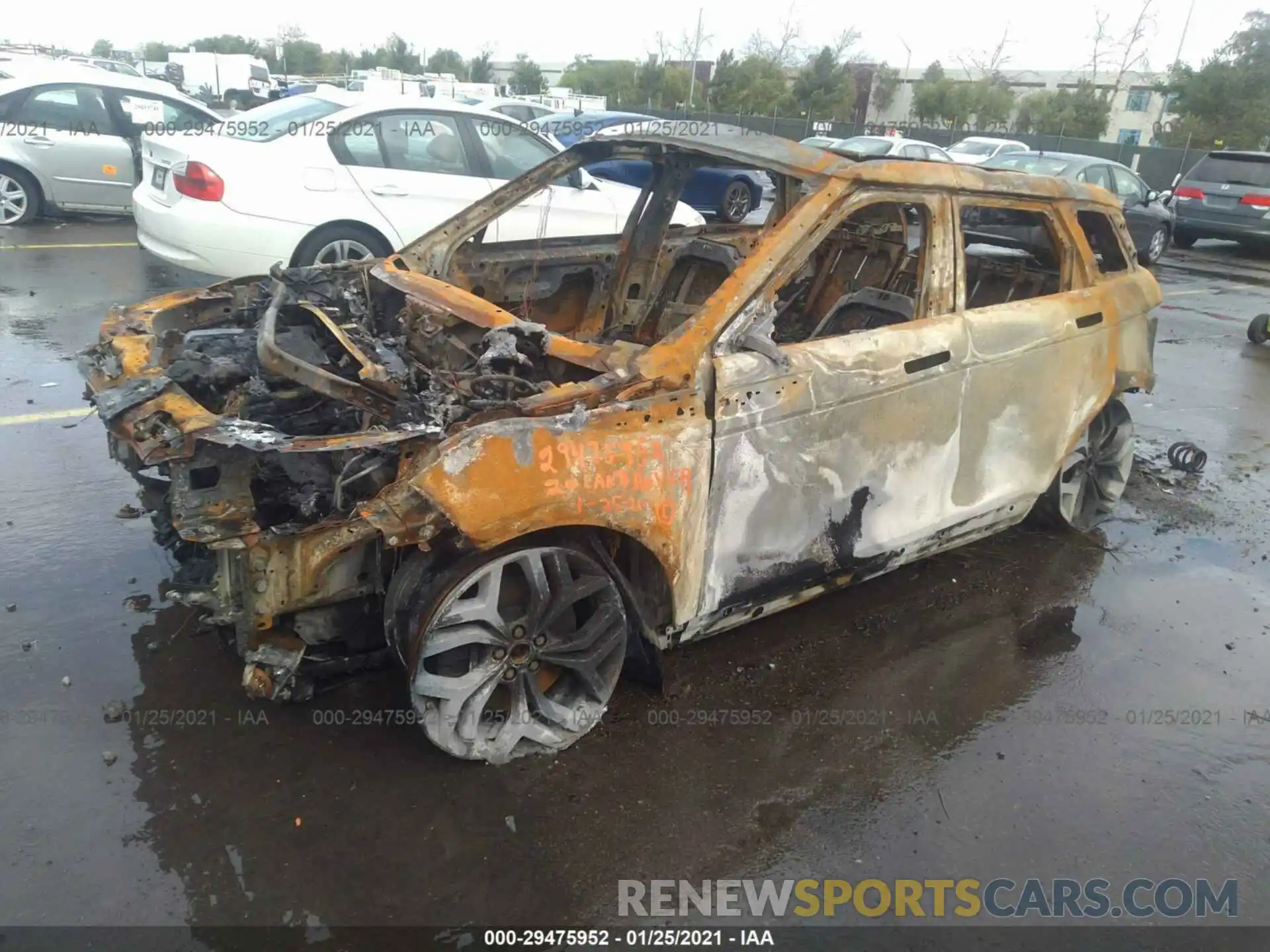 2 Photograph of a damaged car SALZP2FX7LH005682 LAND ROVER RANGE ROVER EVOQUE 2020