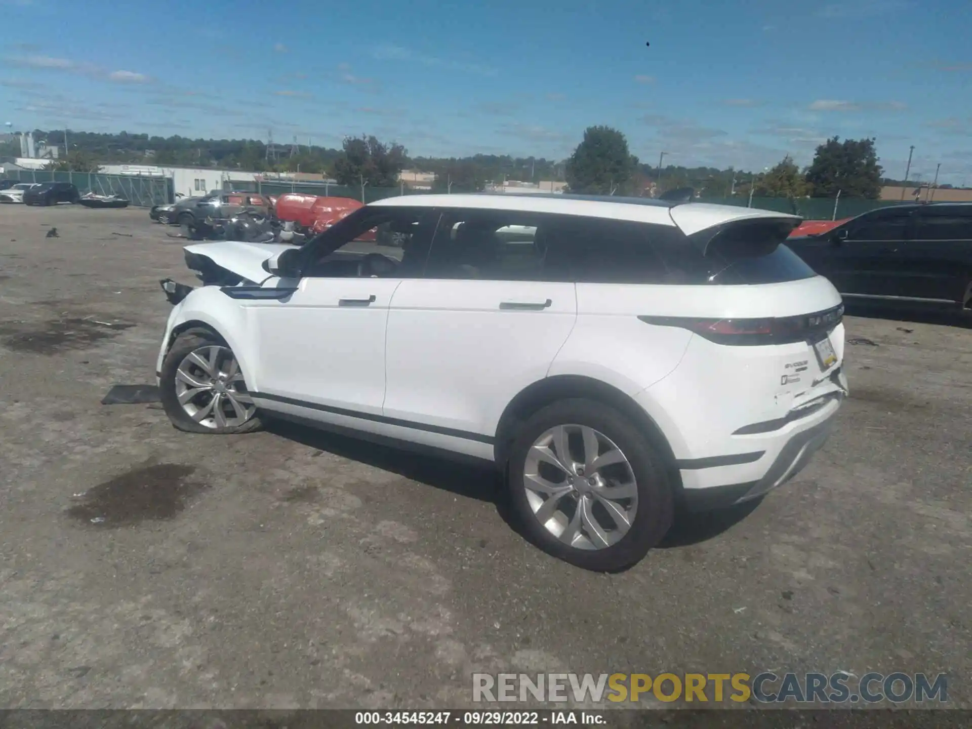 3 Фотография поврежденного автомобиля SALZP2FX7LH052002 LAND ROVER RANGE ROVER EVOQUE 2020