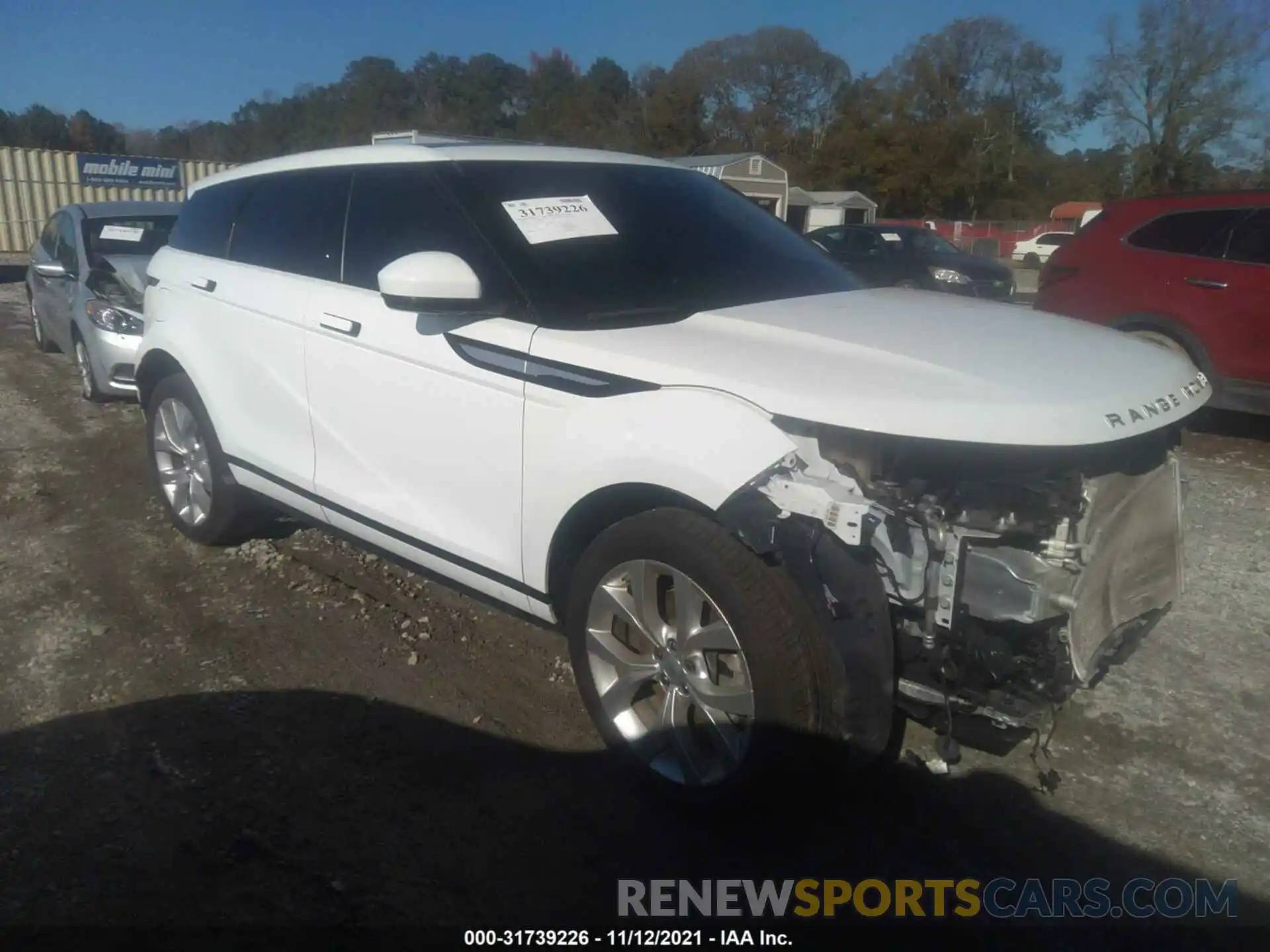 1 Photograph of a damaged car SALZP2FX7LH059113 LAND ROVER RANGE ROVER EVOQUE 2020