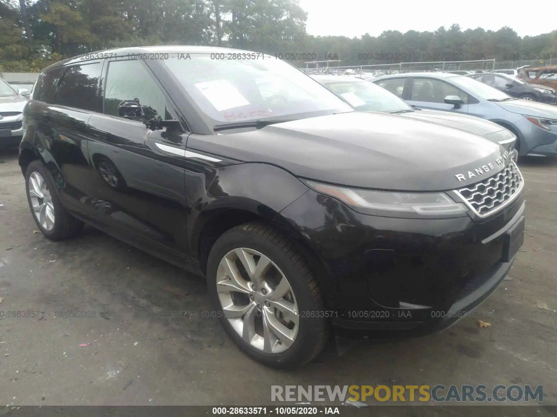 1 Photograph of a damaged car SALZP2FX7LH080690 LAND ROVER RANGE ROVER EVOQUE 2020