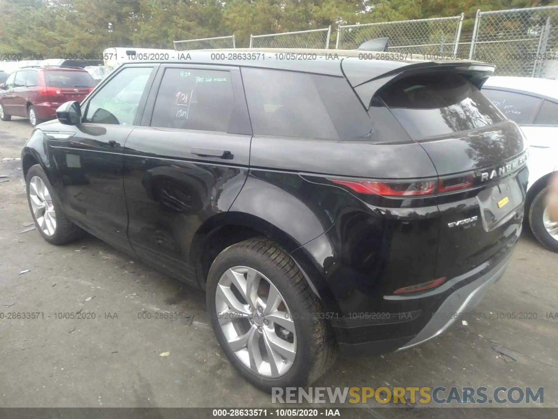 3 Photograph of a damaged car SALZP2FX7LH080690 LAND ROVER RANGE ROVER EVOQUE 2020