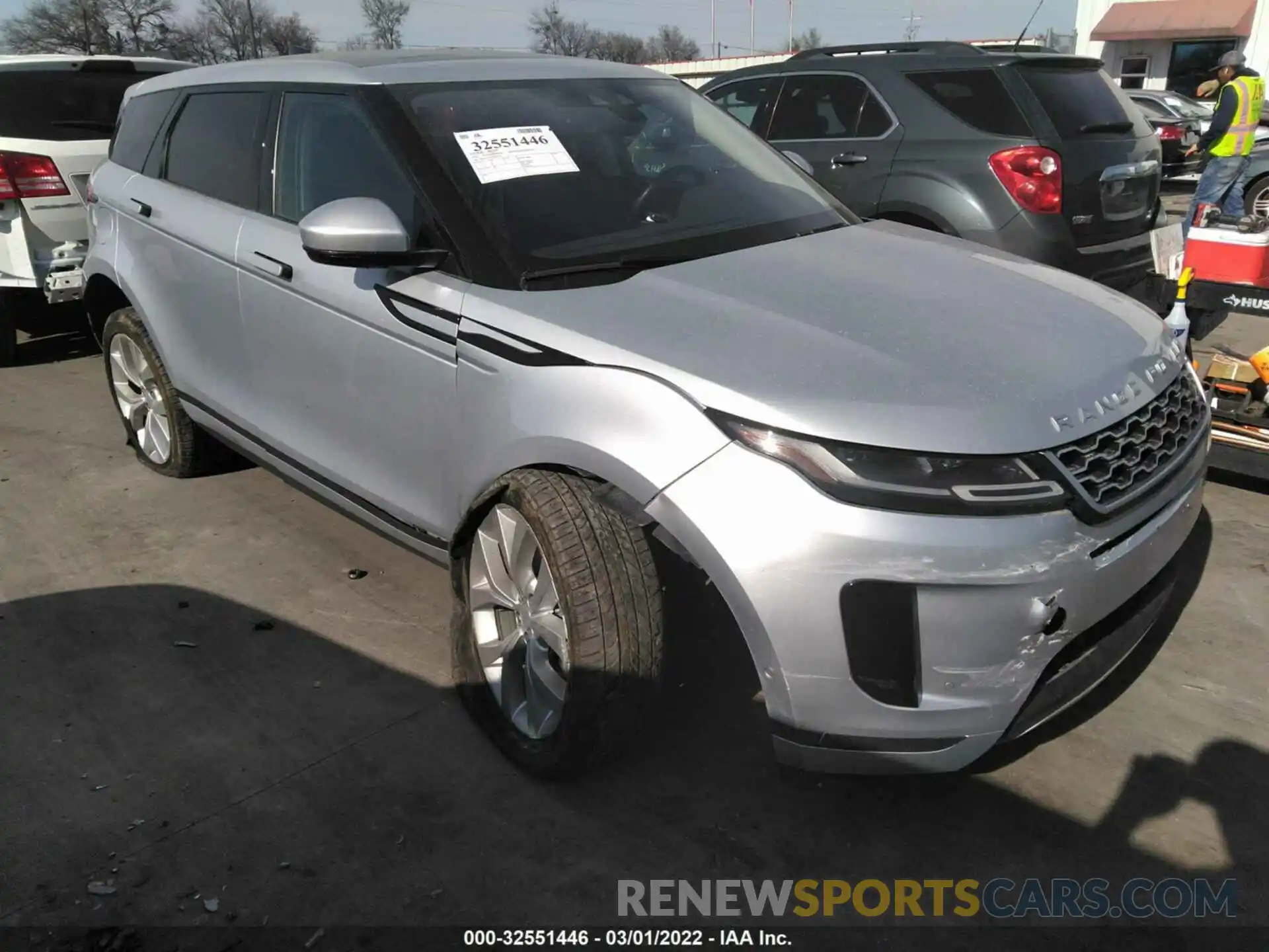 1 Фотография поврежденного автомобиля SALZP2FX7LH081175 LAND ROVER RANGE ROVER EVOQUE 2020