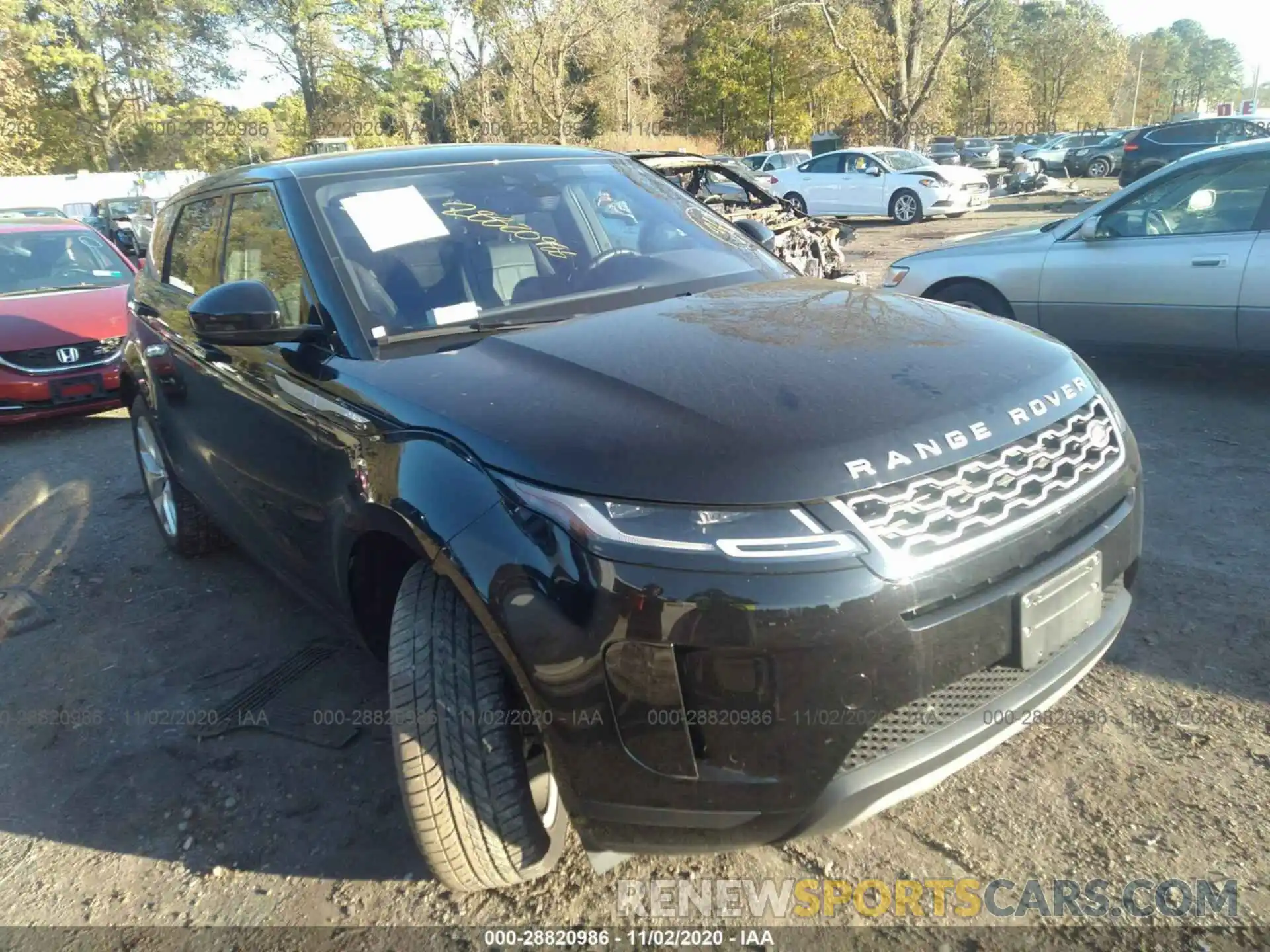 1 Photograph of a damaged car SALZP2FX8LH077541 LAND ROVER RANGE ROVER EVOQUE 2020