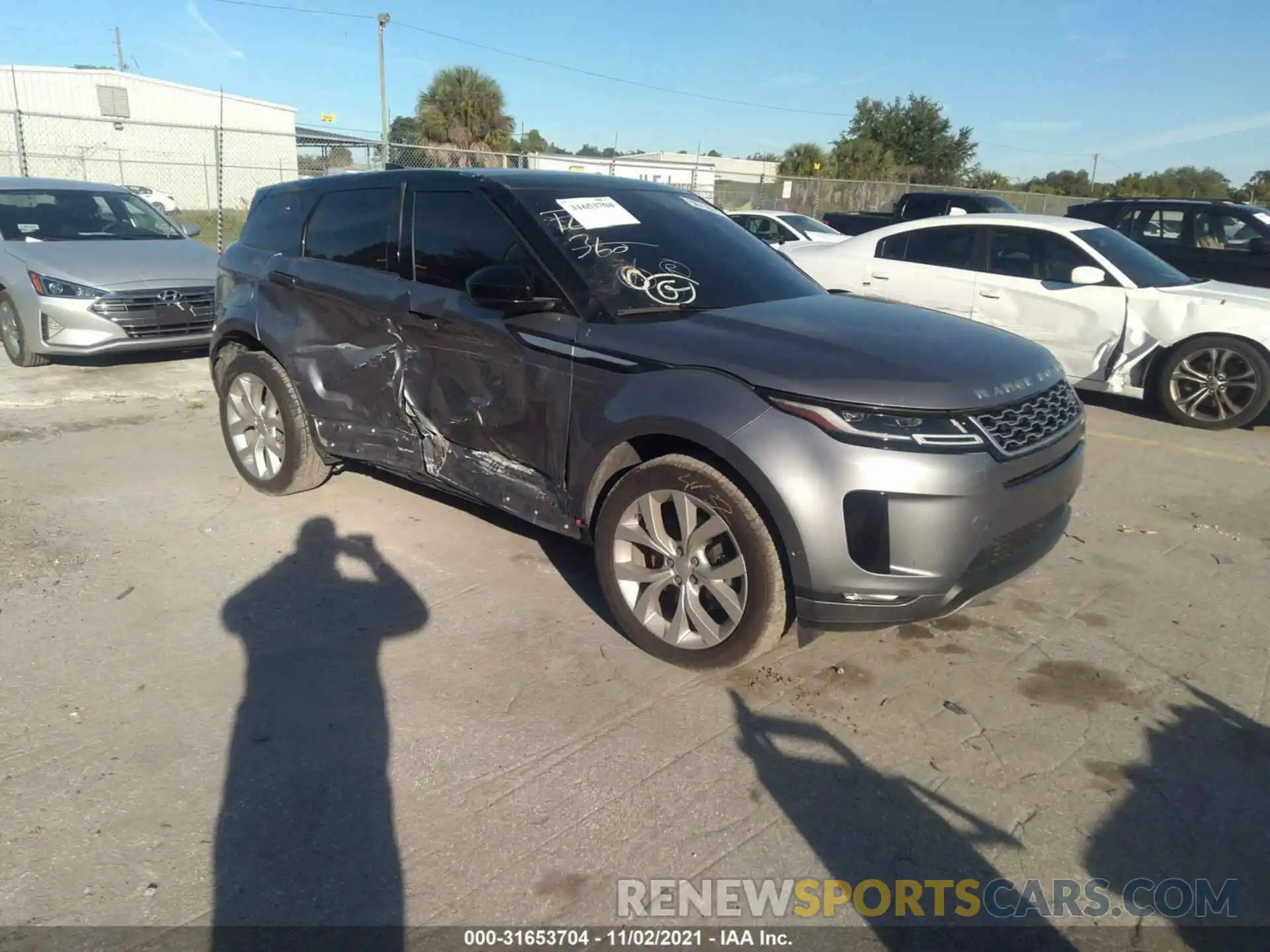 1 Photograph of a damaged car SALZP2FX8LH093237 LAND ROVER RANGE ROVER EVOQUE 2020