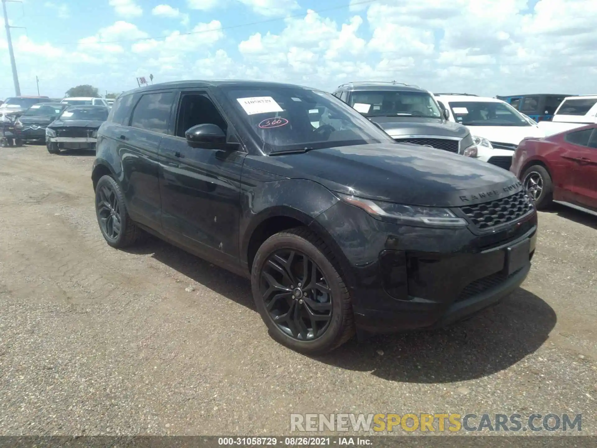 1 Photograph of a damaged car SALZP2FX9LH007191 LAND ROVER RANGE ROVER EVOQUE 2020