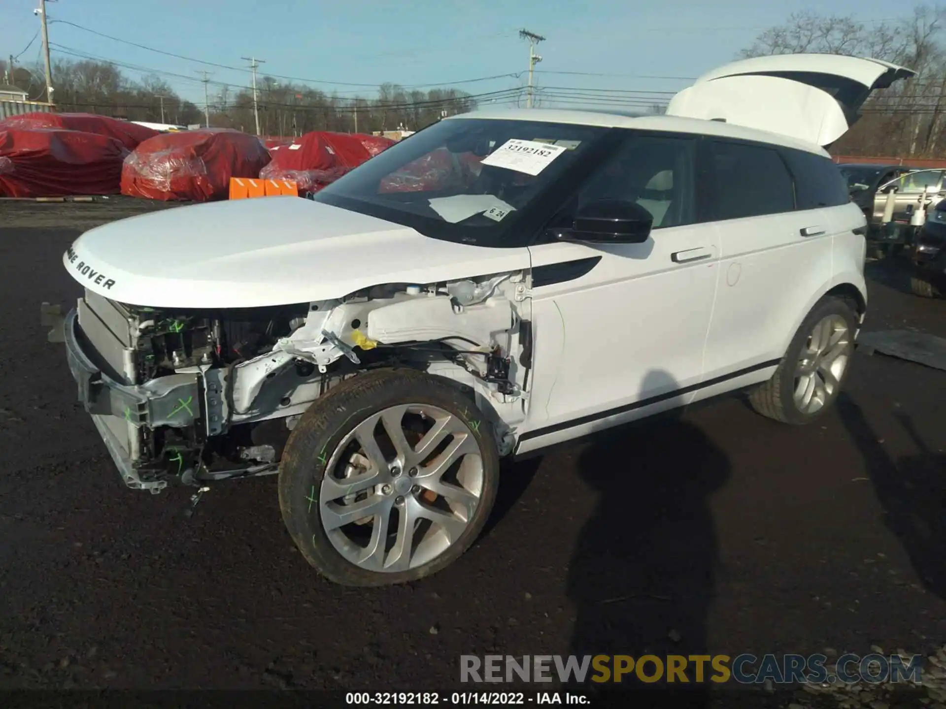 2 Photograph of a damaged car SALZP2FX9LH020376 LAND ROVER RANGE ROVER EVOQUE 2020