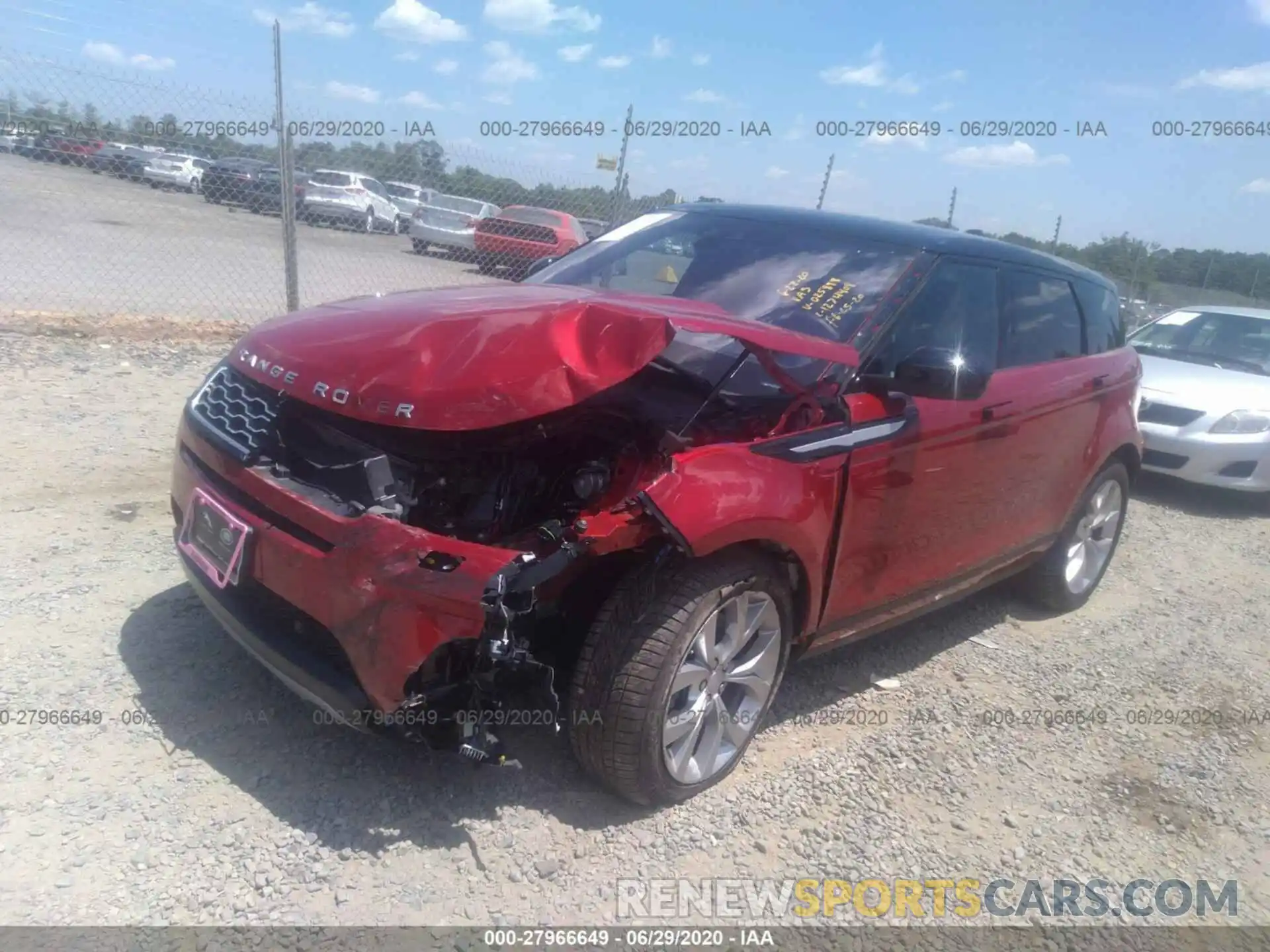 2 Photograph of a damaged car SALZP2FX9LH025898 LAND ROVER RANGE ROVER EVOQUE 2020