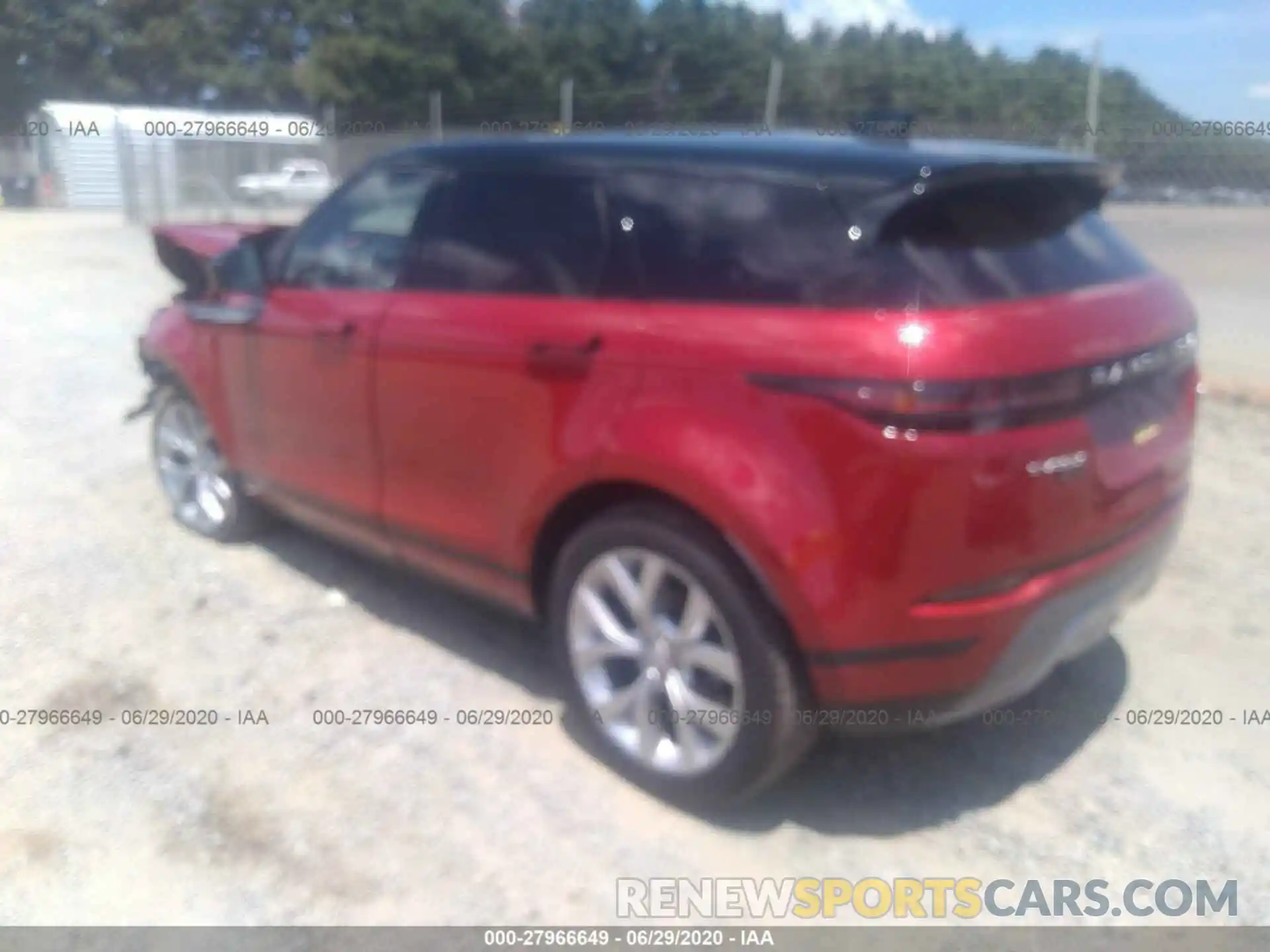 3 Photograph of a damaged car SALZP2FX9LH025898 LAND ROVER RANGE ROVER EVOQUE 2020