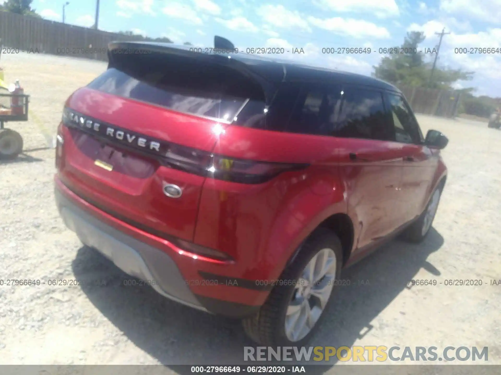 4 Photograph of a damaged car SALZP2FX9LH025898 LAND ROVER RANGE ROVER EVOQUE 2020