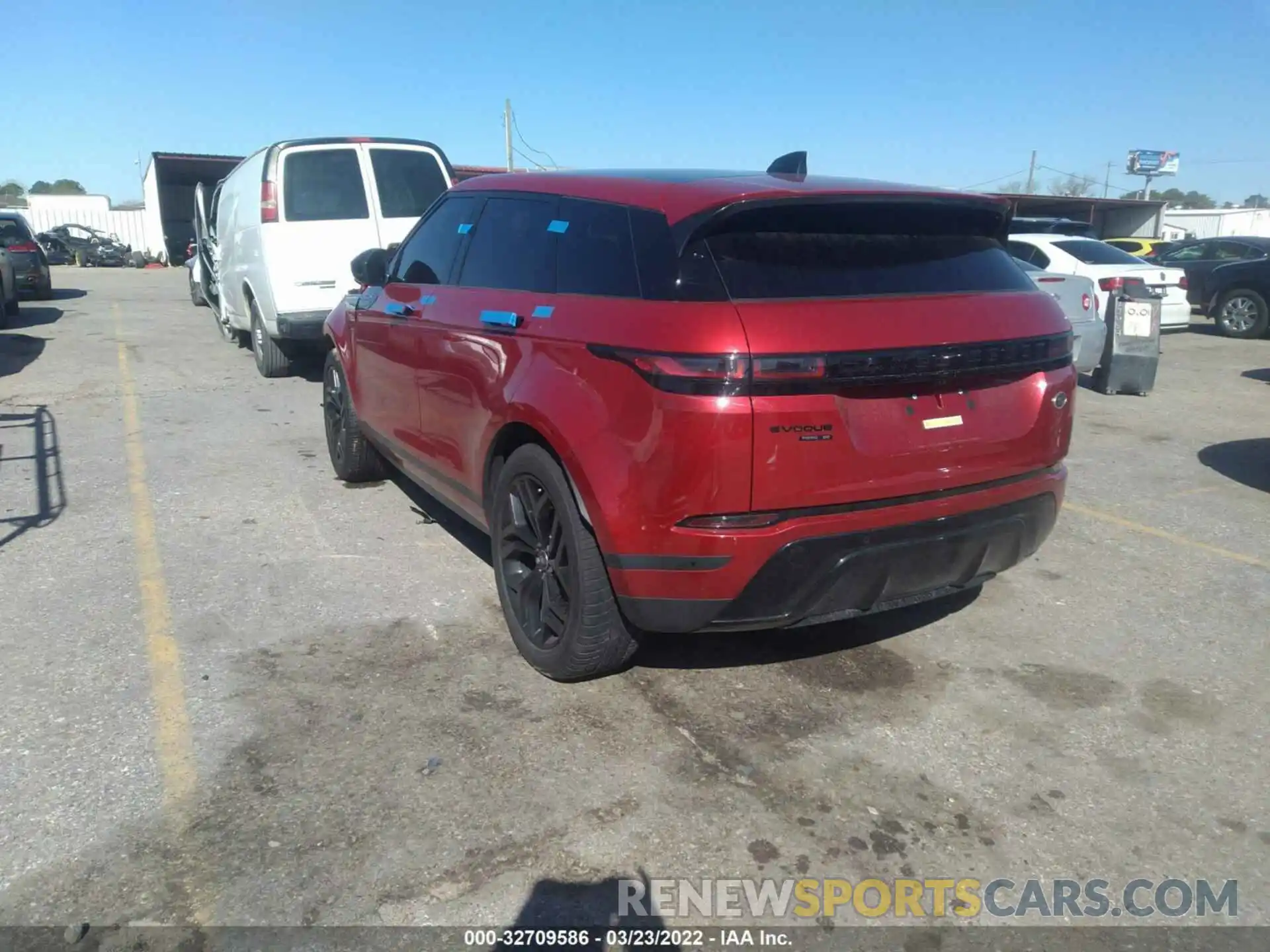 3 Photograph of a damaged car SALZP2FXXLH018989 LAND ROVER RANGE ROVER EVOQUE 2020