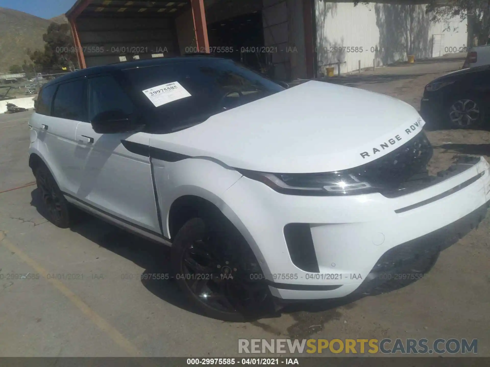 1 Photograph of a damaged car SALZP2FXXLH121202 LAND ROVER RANGE ROVER EVOQUE 2020