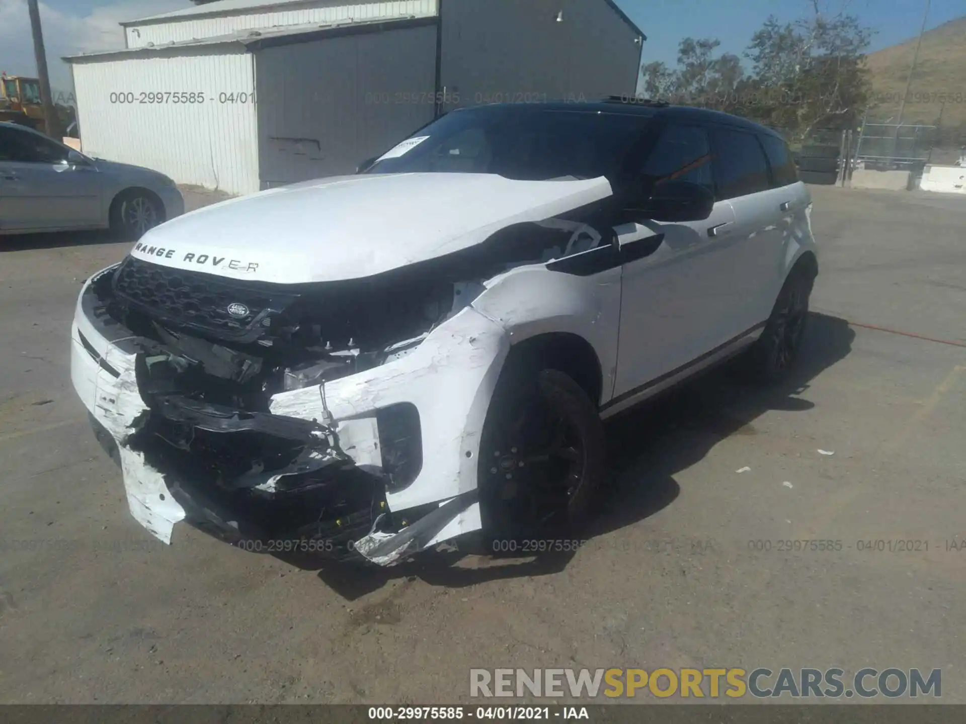 2 Photograph of a damaged car SALZP2FXXLH121202 LAND ROVER RANGE ROVER EVOQUE 2020