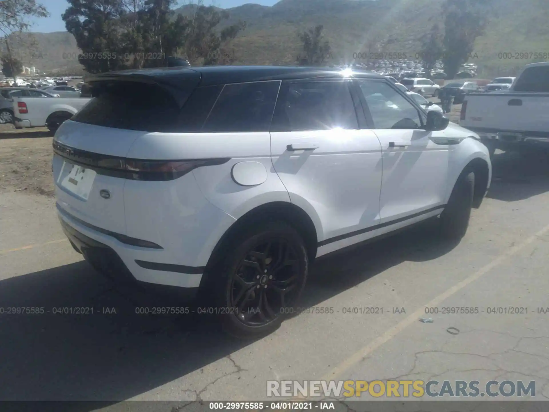 4 Photograph of a damaged car SALZP2FXXLH121202 LAND ROVER RANGE ROVER EVOQUE 2020