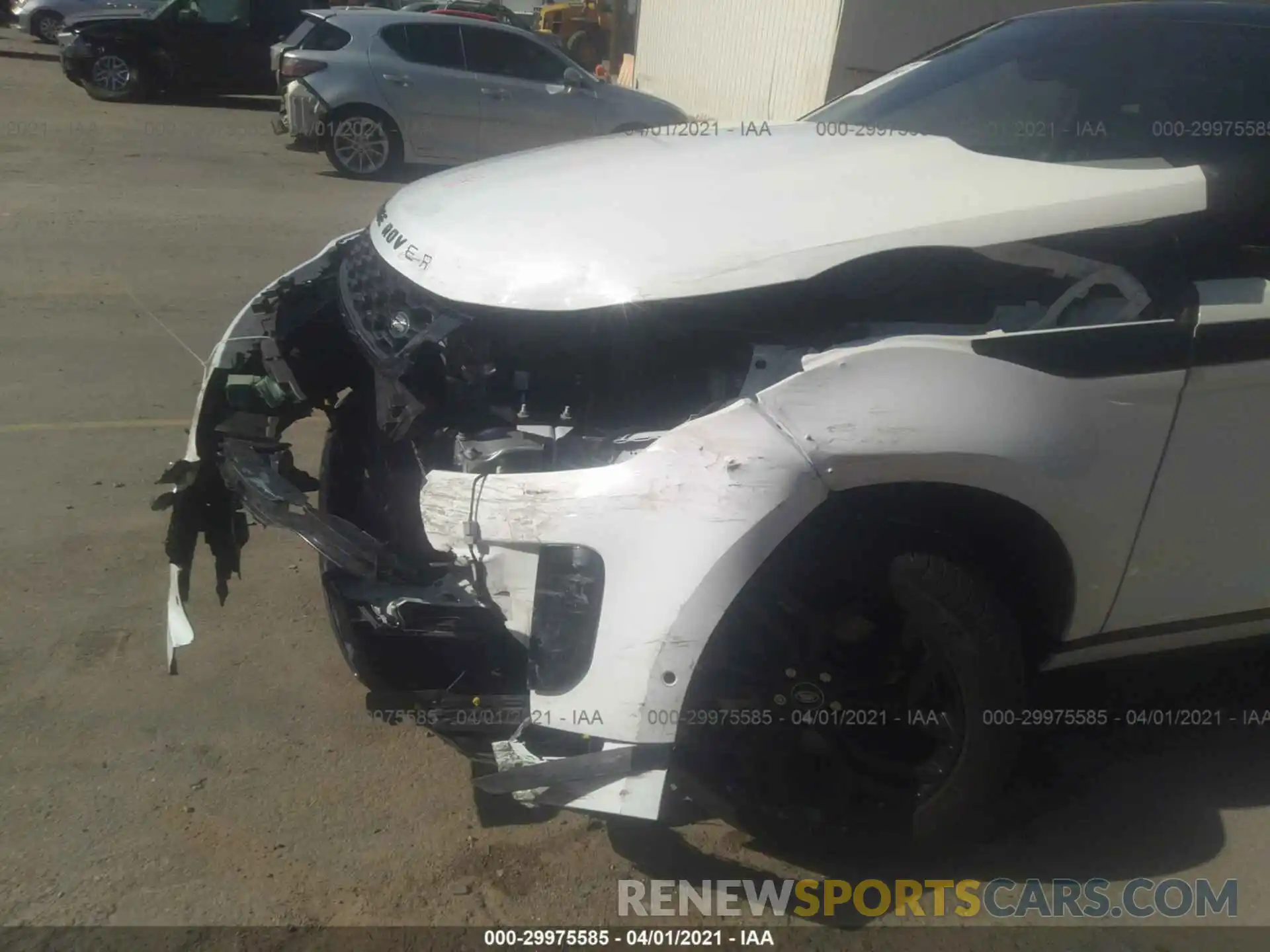 6 Photograph of a damaged car SALZP2FXXLH121202 LAND ROVER RANGE ROVER EVOQUE 2020