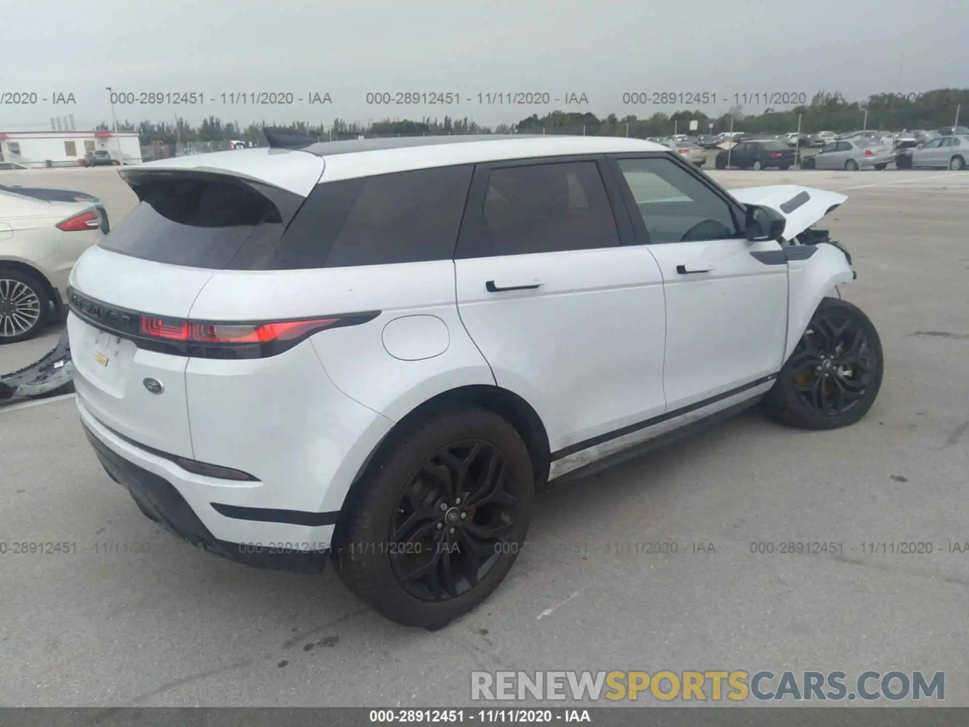 4 Фотография поврежденного автомобиля SALZT2GX4LH032123 LAND ROVER RANGE ROVER EVOQUE 2020