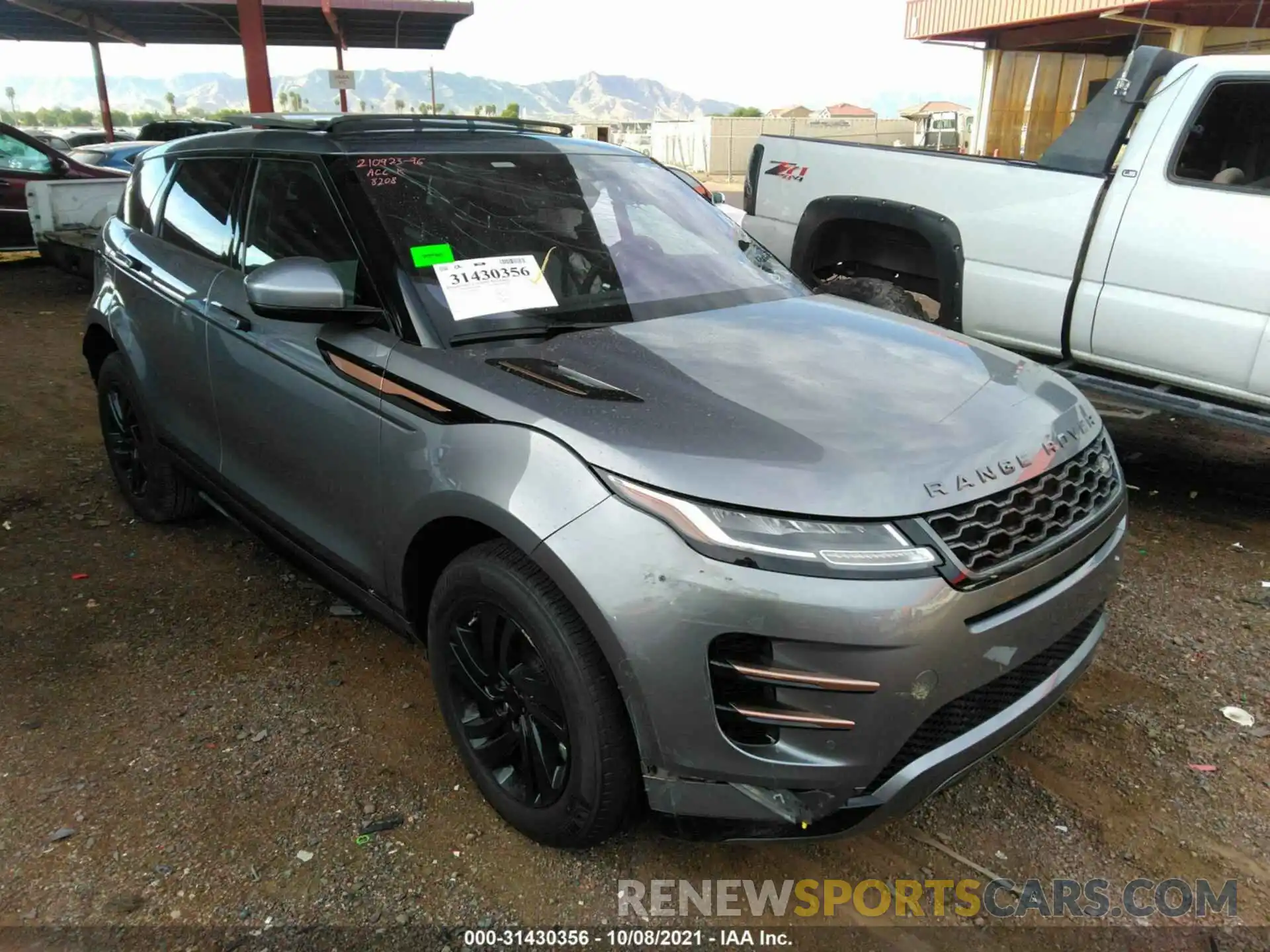 1 Фотография поврежденного автомобиля SALZT2GX6LH088208 LAND ROVER RANGE ROVER EVOQUE 2020