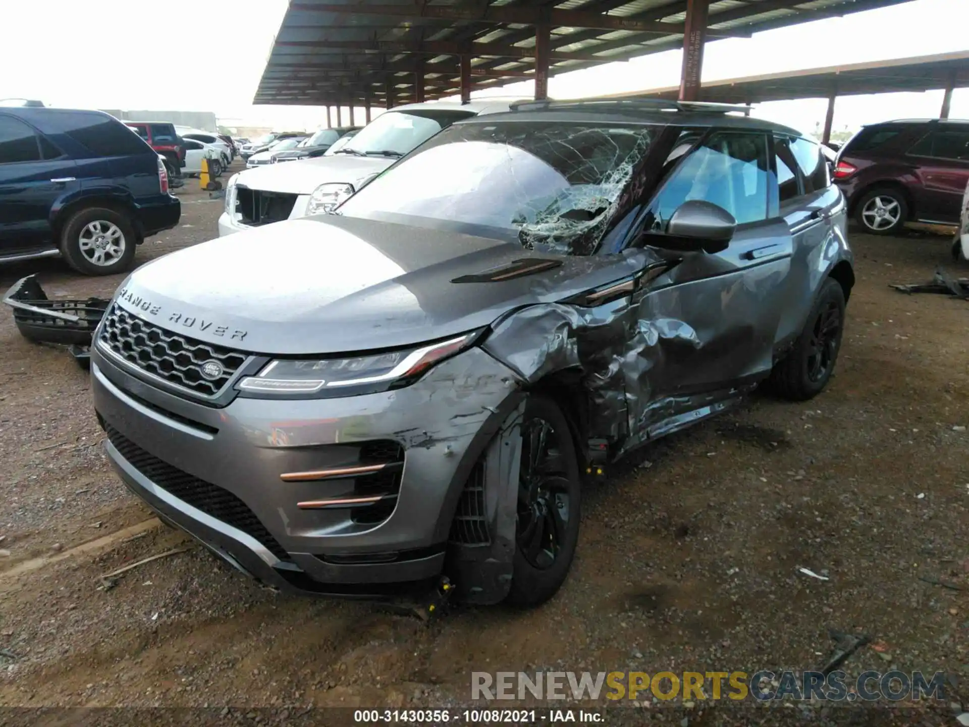 2 Фотография поврежденного автомобиля SALZT2GX6LH088208 LAND ROVER RANGE ROVER EVOQUE 2020