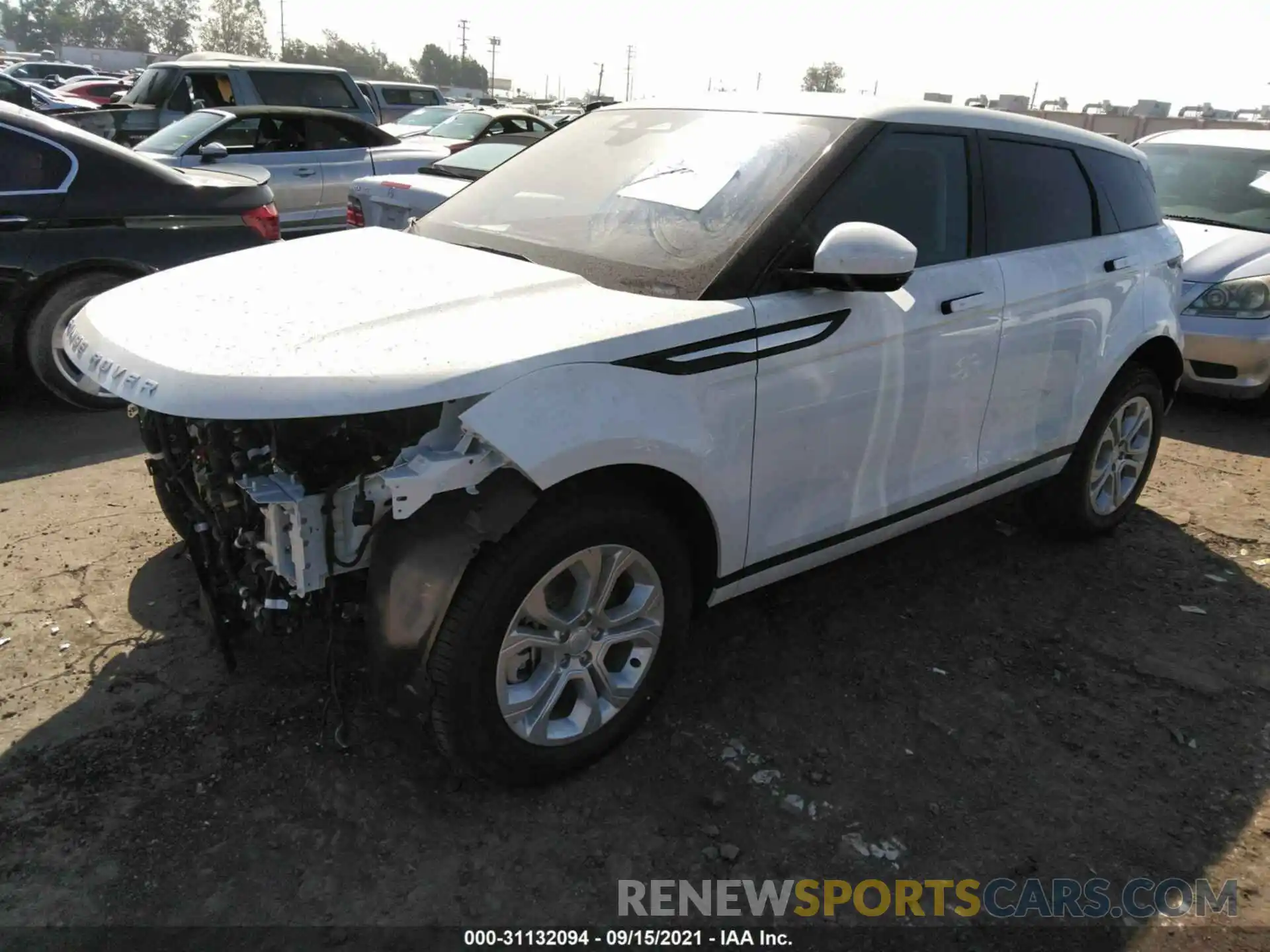 2 Photograph of a damaged car SALZJ2FX0MH153305 LAND ROVER RANGE ROVER EVOQUE 2021