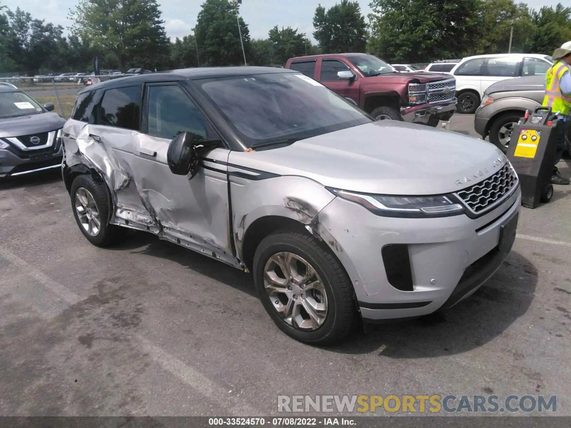 1 Фотография поврежденного автомобиля SALZJ2FX5MH124091 LAND ROVER RANGE ROVER EVOQUE 2021