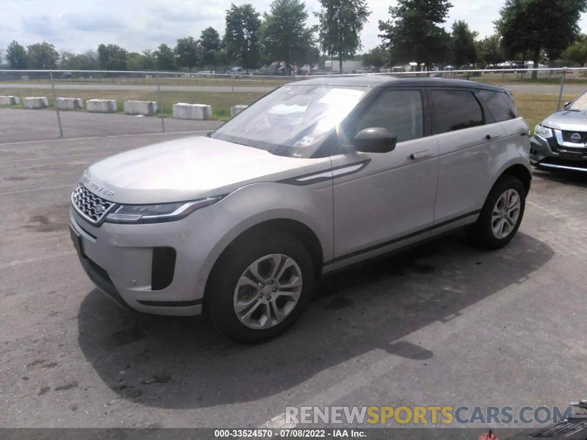 2 Фотография поврежденного автомобиля SALZJ2FX5MH124091 LAND ROVER RANGE ROVER EVOQUE 2021