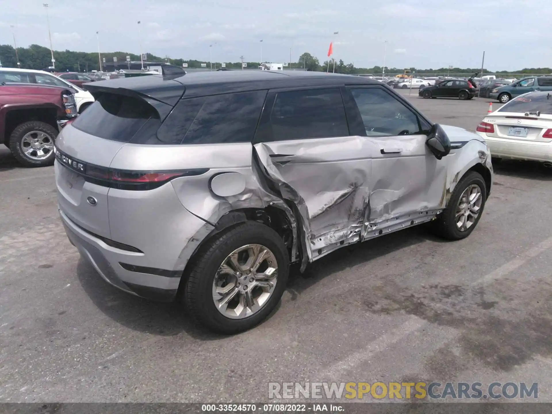 4 Фотография поврежденного автомобиля SALZJ2FX5MH124091 LAND ROVER RANGE ROVER EVOQUE 2021