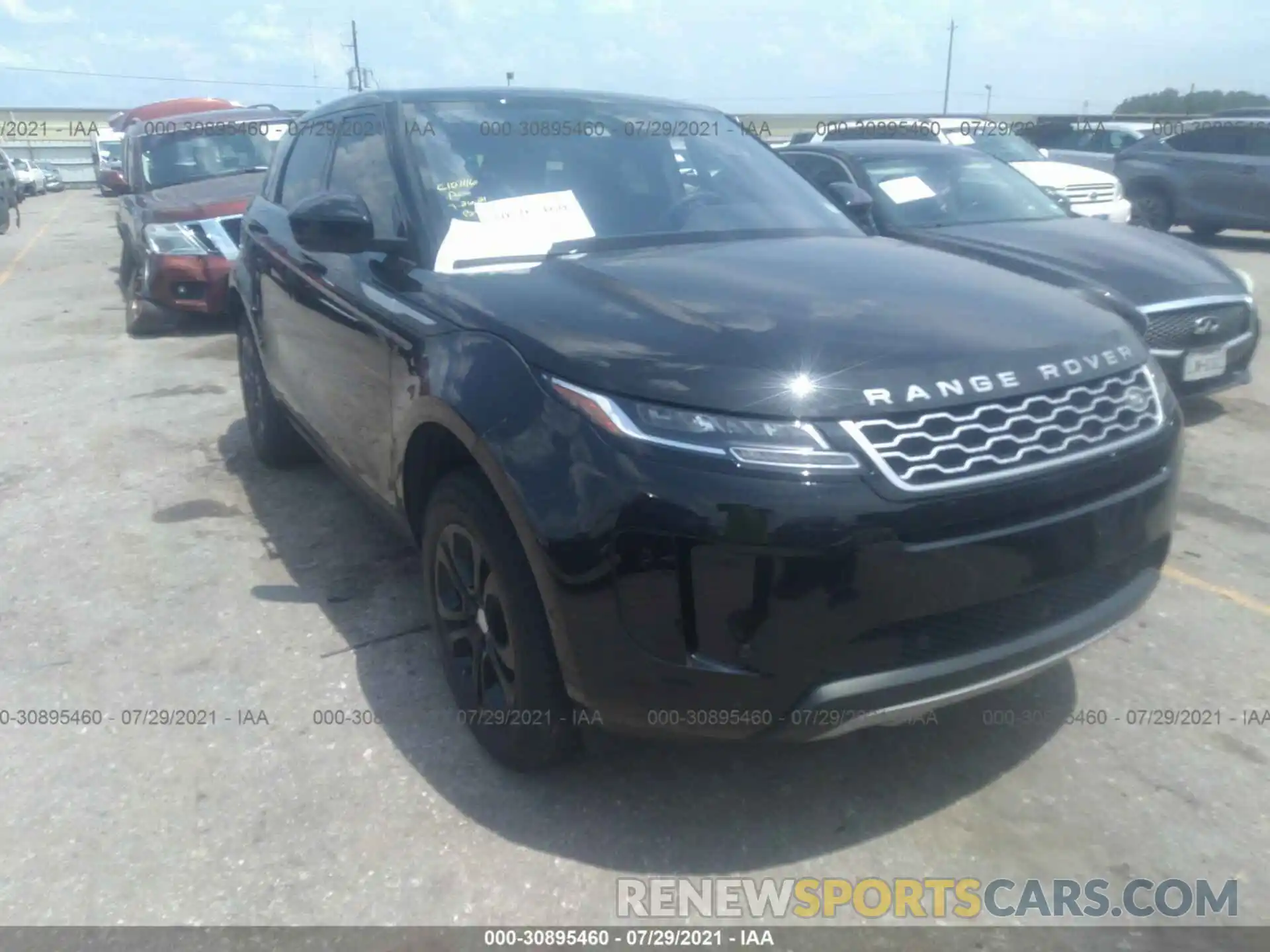 1 Photograph of a damaged car SALZJ2FX6MH130465 LAND ROVER RANGE ROVER EVOQUE 2021