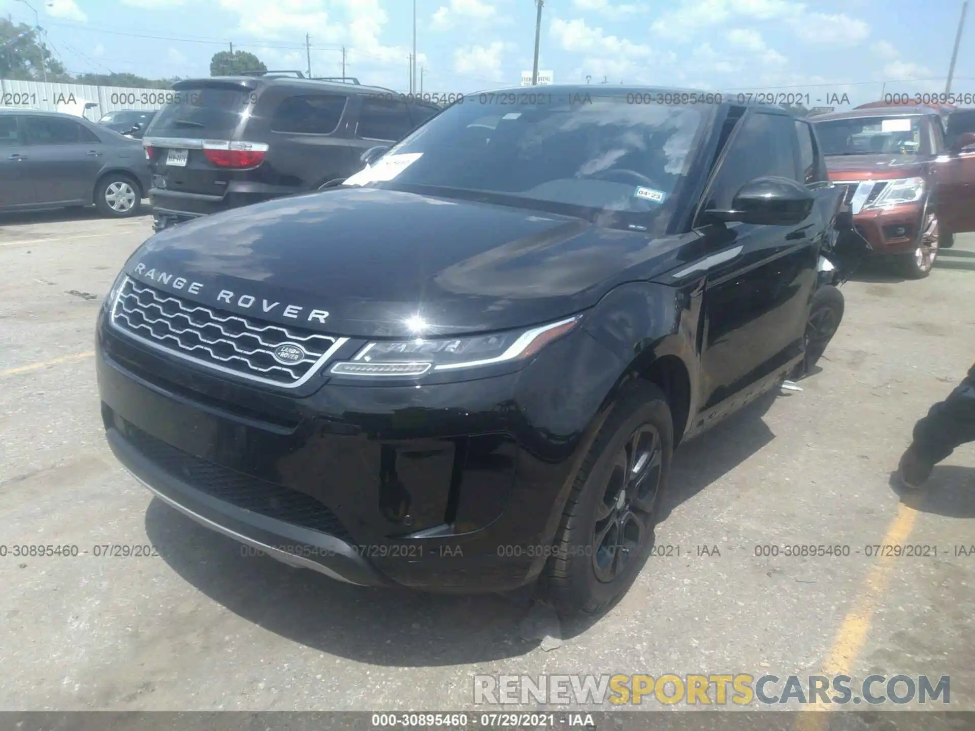 2 Photograph of a damaged car SALZJ2FX6MH130465 LAND ROVER RANGE ROVER EVOQUE 2021