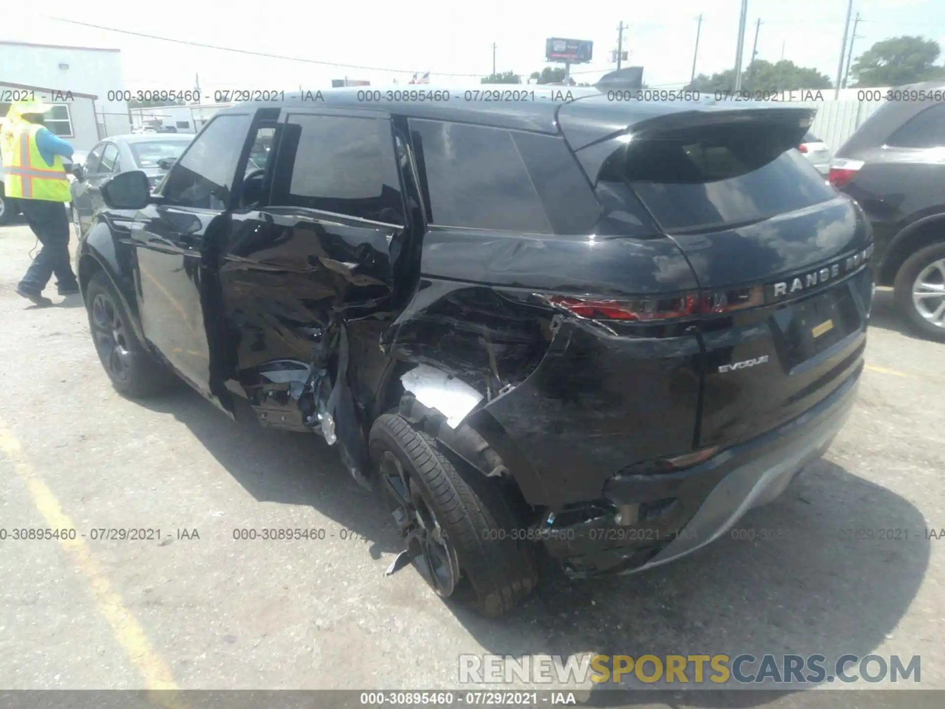 3 Photograph of a damaged car SALZJ2FX6MH130465 LAND ROVER RANGE ROVER EVOQUE 2021